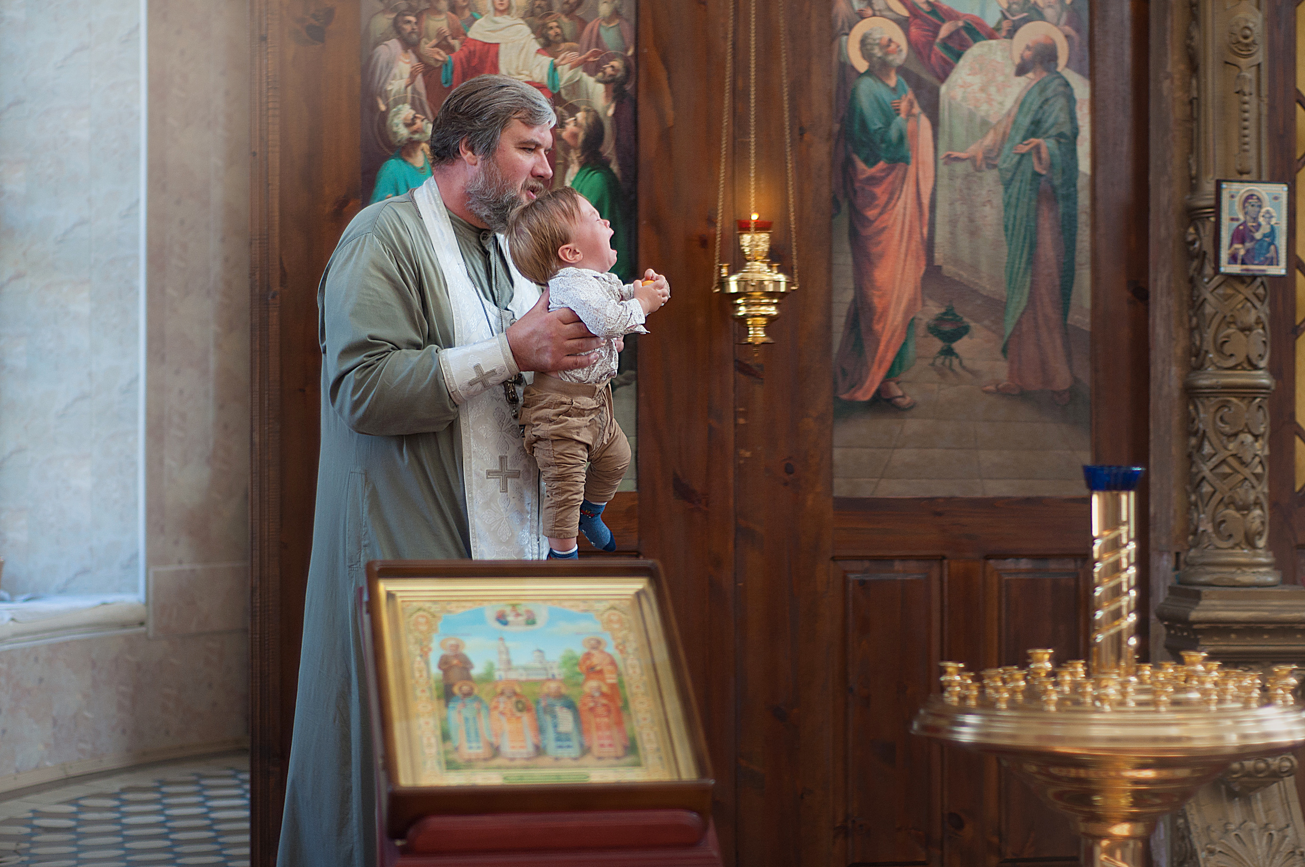 Крещение малыш фотограф Шаховская