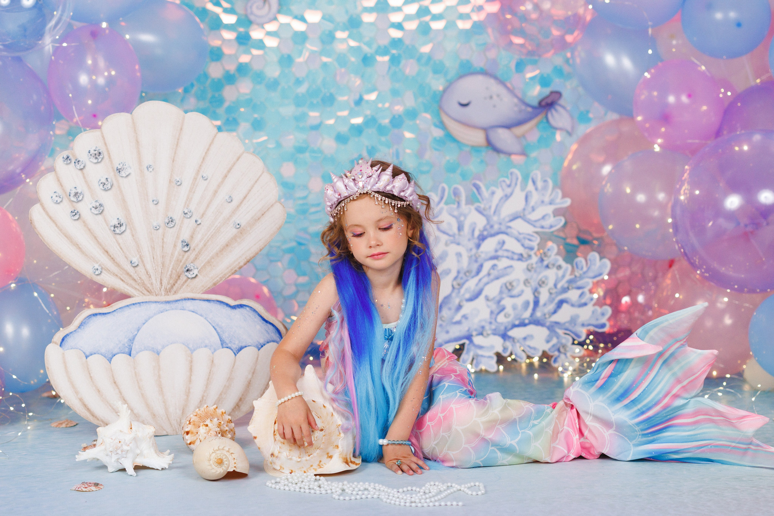 Детская фотосессия в образе «РУСАЛОЧКА», город Краснодар. Семейный и детский фотограф в Краснодаре Анна Трашкова