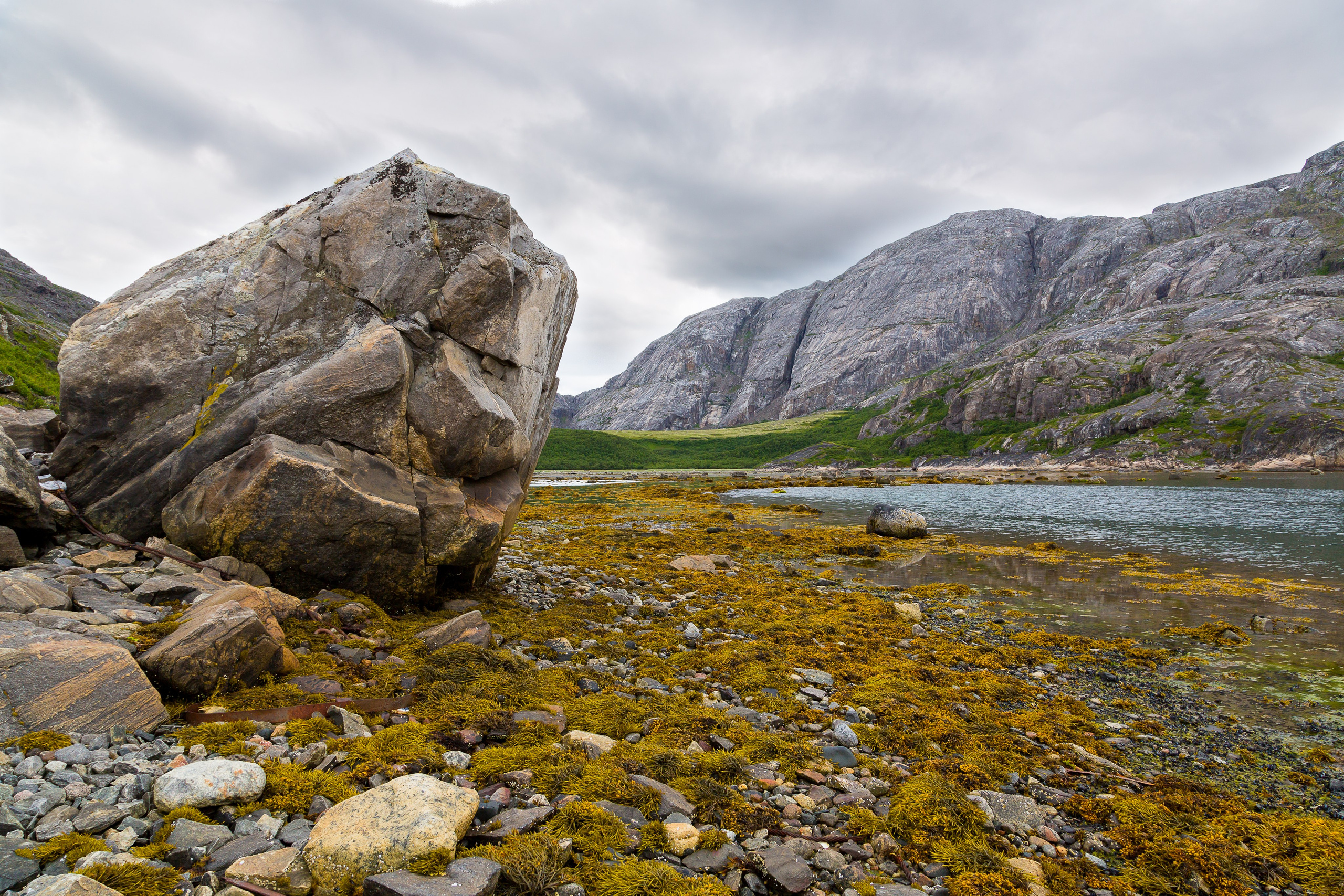 Фиорд Долгая щель. Пейзажи Крайнего Севера. Баренцево море, Рыбачий, Средний, Немецкий