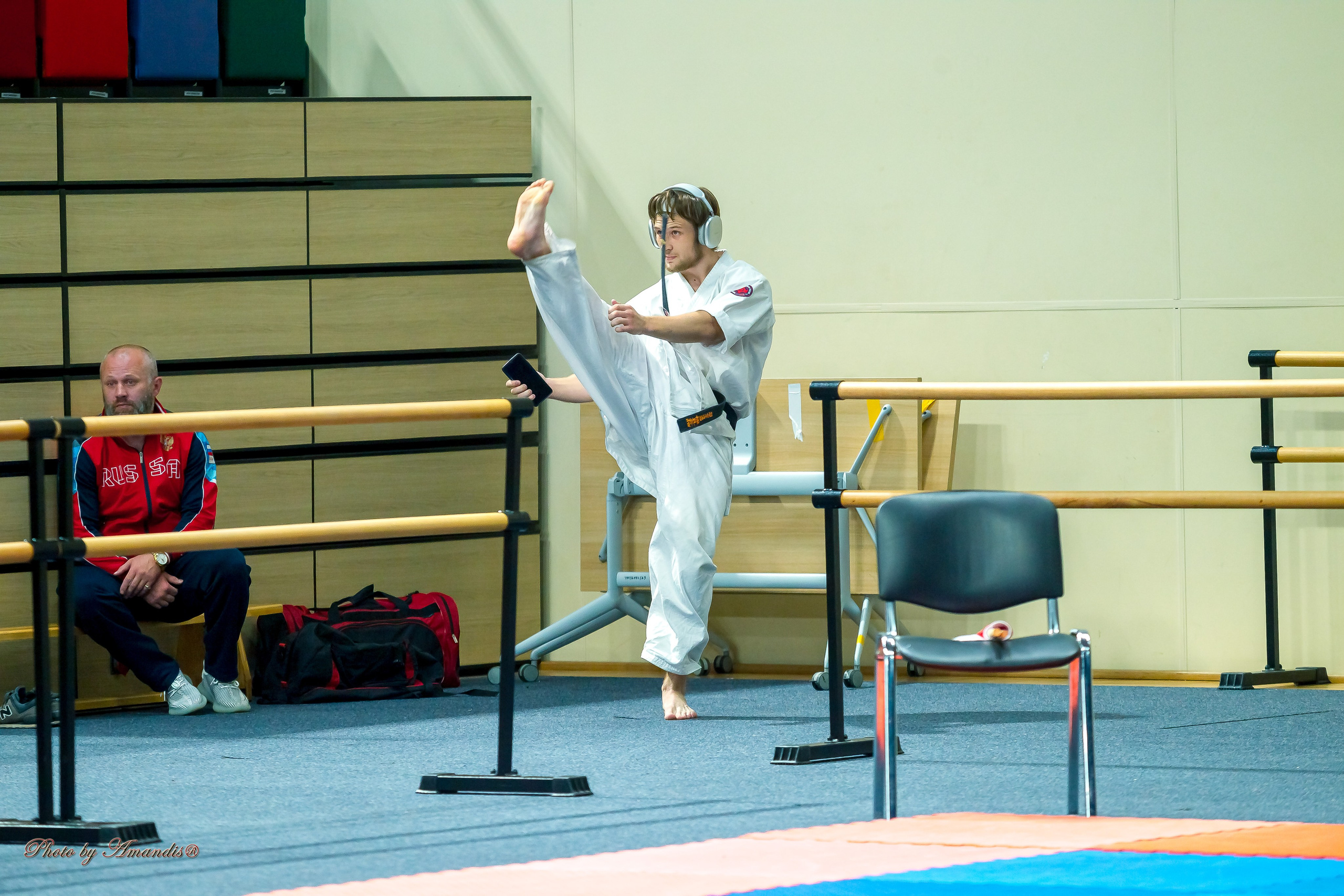 Первенство Московской области по Киокушин в СК «Жаворонки». Репортажная съемка в Москве и области. Анималистика