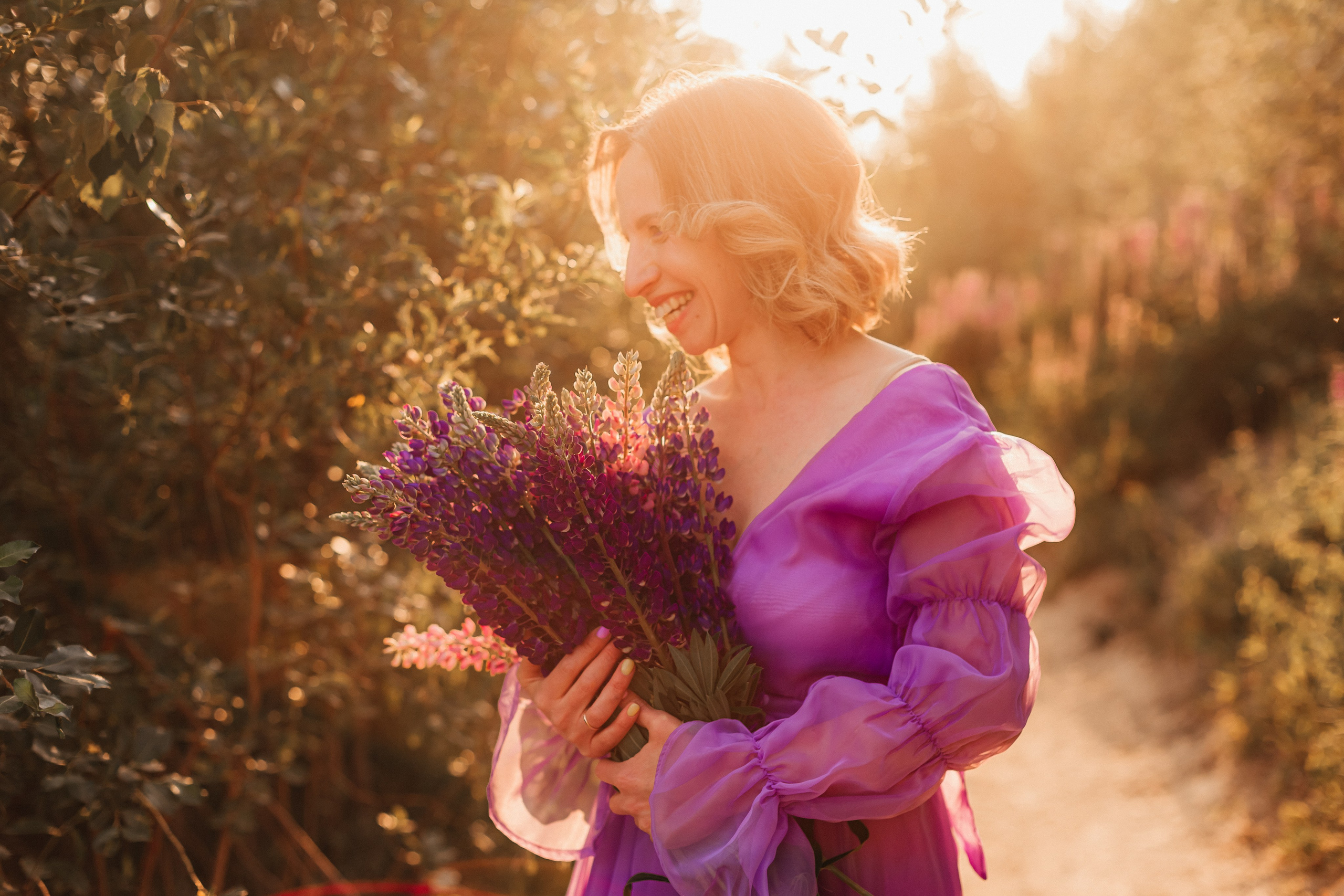 Люпины. Семейный фотограф Любовь Саркеева
