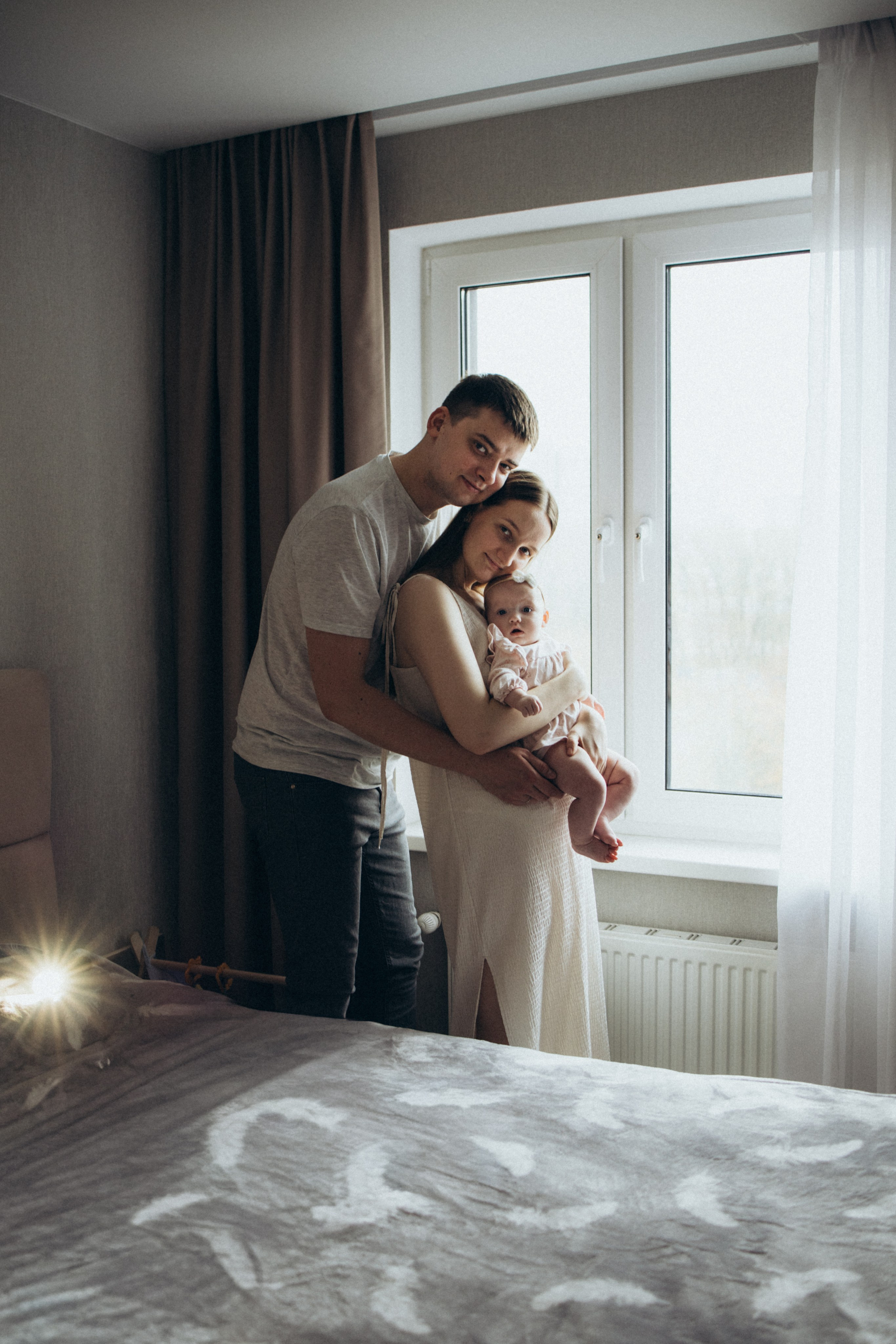 Домашняя съемка с ребенком до 1 года. Семейный фотограф в Минске — Алина Тиханович