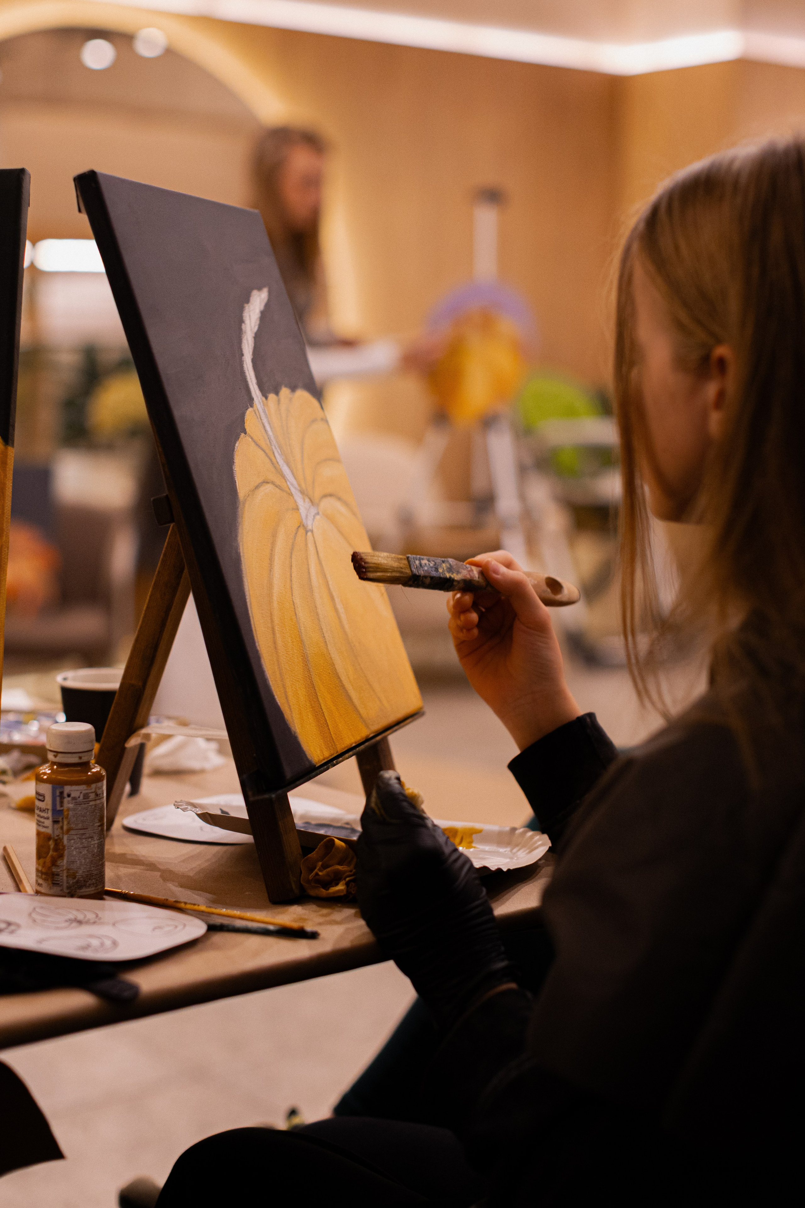 МК Тыква в кафе Здрасте. Анастасия Ракчеева Художник