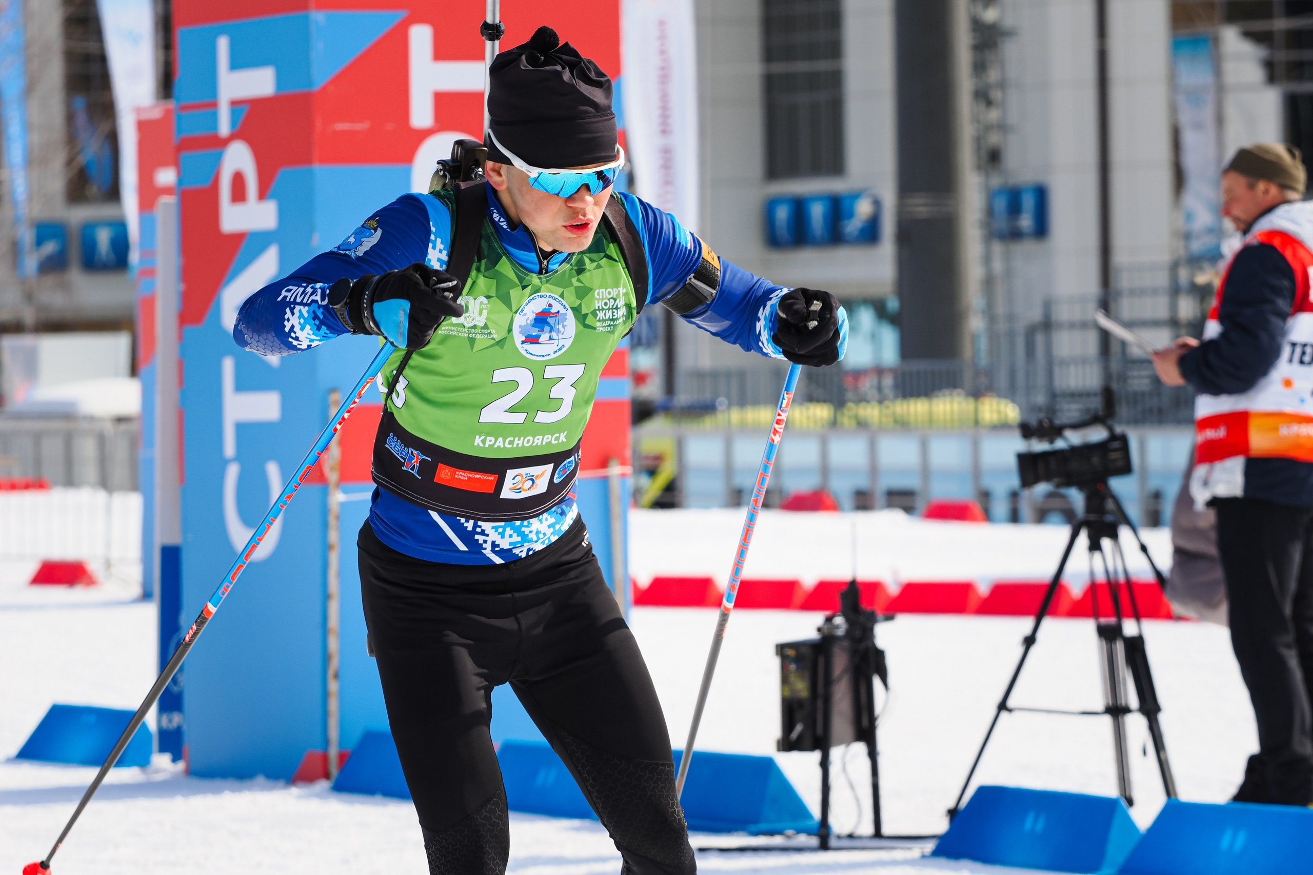 Биатлон / Первенство России. Репортажный фотограф Алексей Козьмин