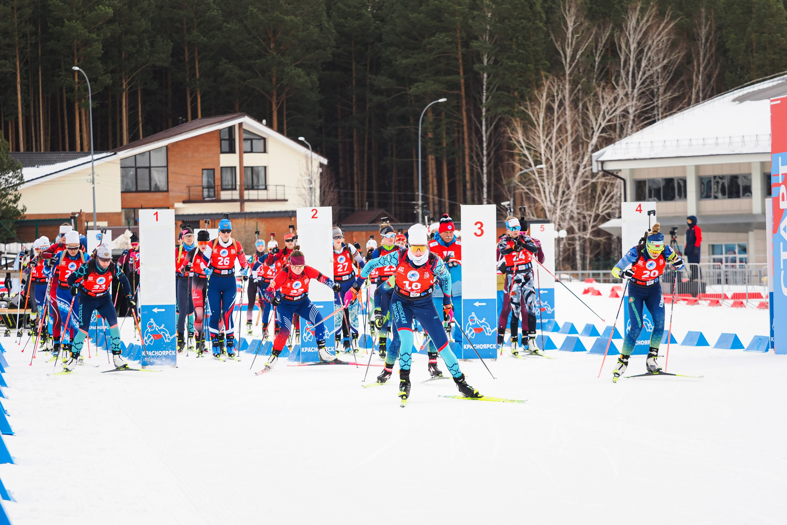 Биатлон / Первенство России. Репортажный фотограф Алексей Козьмин