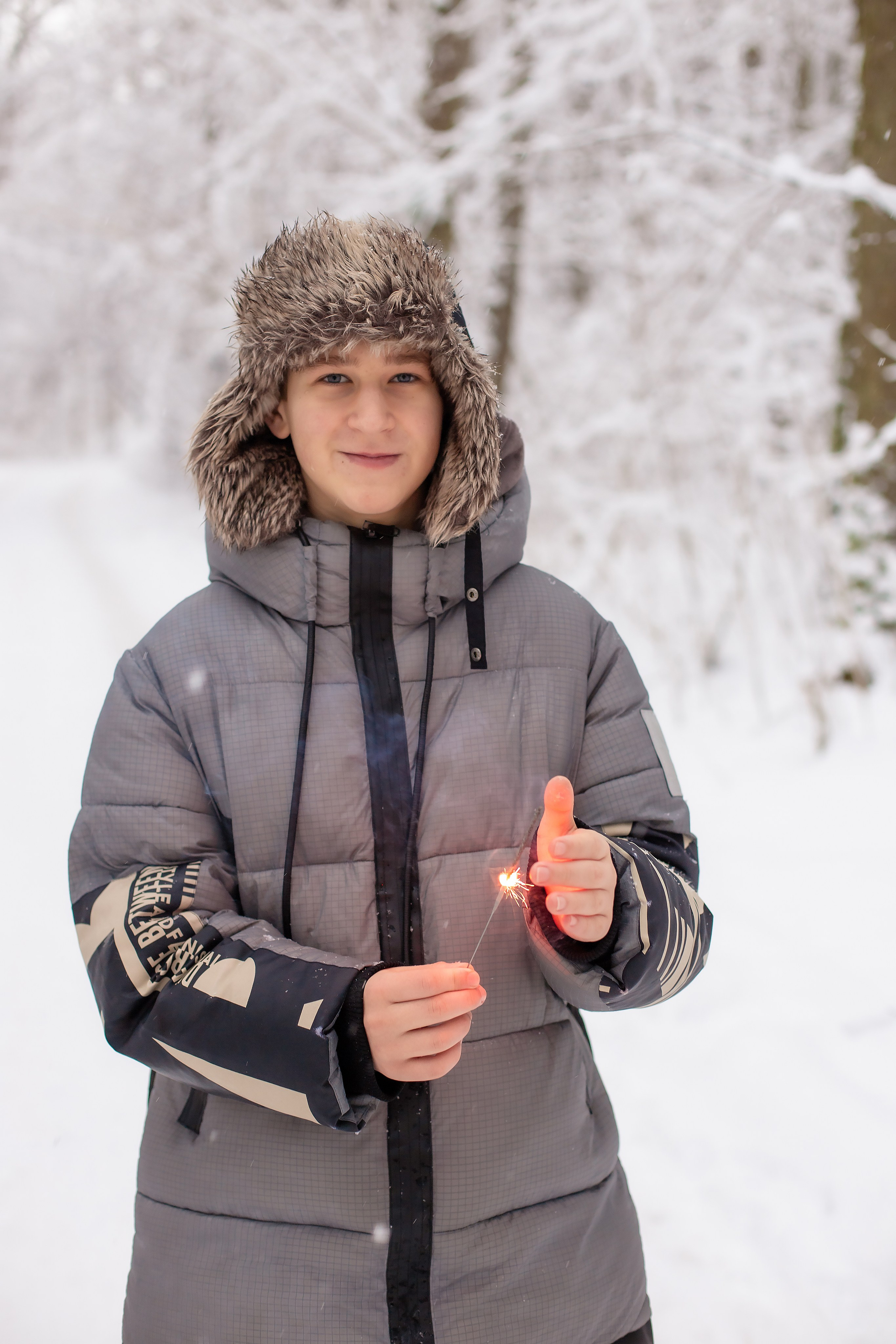 Катя и Тима. Когда выпал снег. Фотограф в Калининграде Решетникова Алина