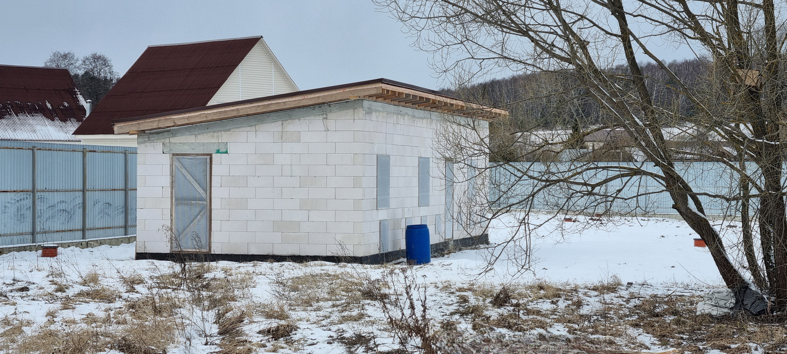 Формирование контура здания и подготовка к внутренней отделке.