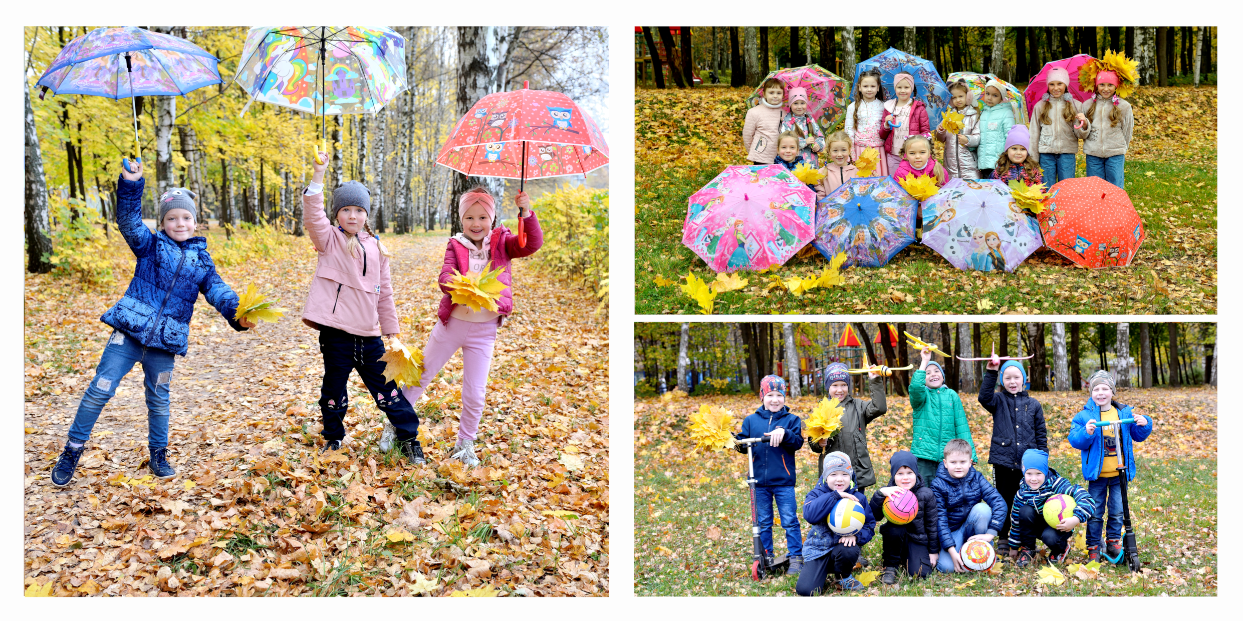 Золотая осень (детский сад). Фотограф в Ярославле Наталья Романова. Выпускные альбомы для детского сада, начальной и средней школы
