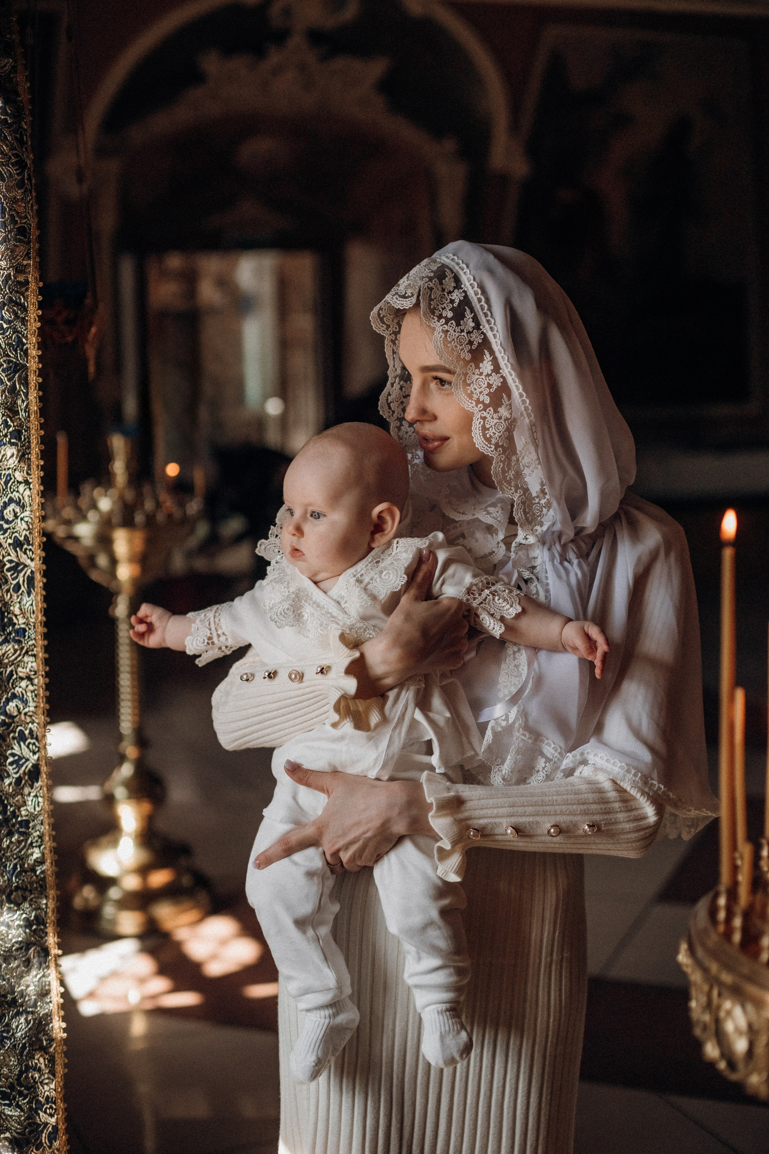 Алина и Дима крестят Миру. Семейный фотограф в Брянске Зурилина Екатерина