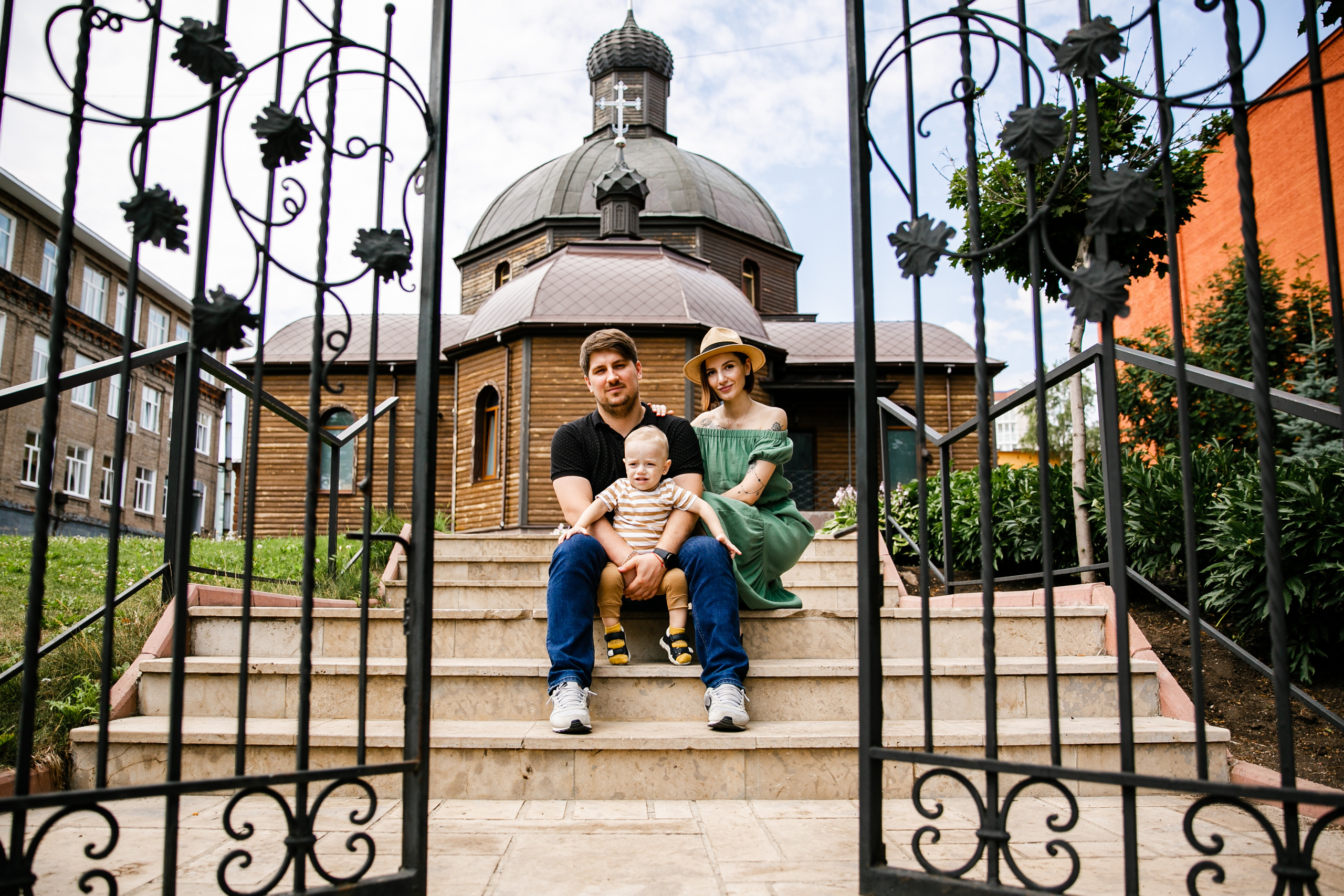 Крещение Льва, Симеоно-Верхотурский храм, г. Уфа. Семейные и детские съемки в Уфе