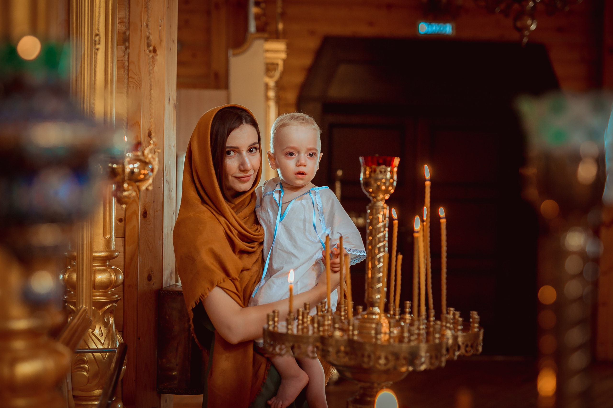 Крещение Льва, Симеоно-Верхотурский храм, г. Уфа. Семейные и детские съемки в Уфе