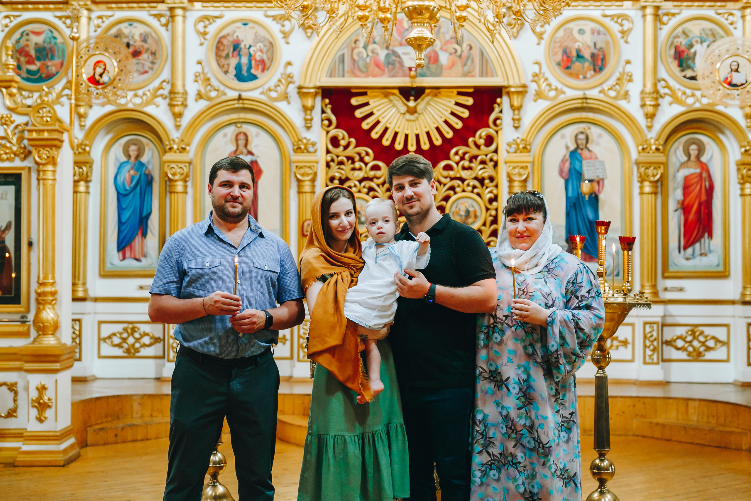 Крещение Льва, Симеоно-Верхотурский храм, г. Уфа. Семейные и детские съемки в Уфе