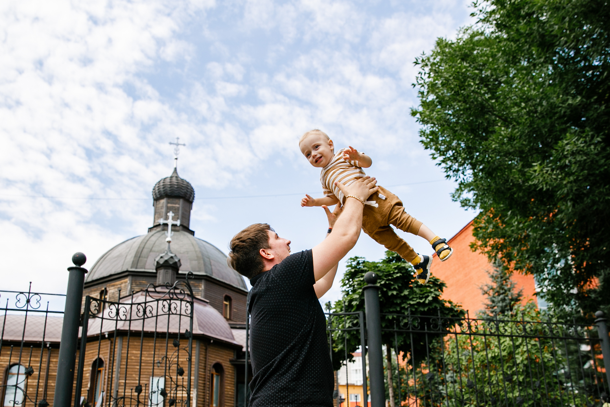 Крещение Льва, Симеоно-Верхотурский храм, г. Уфа. Семейные и детские съемки в Уфе