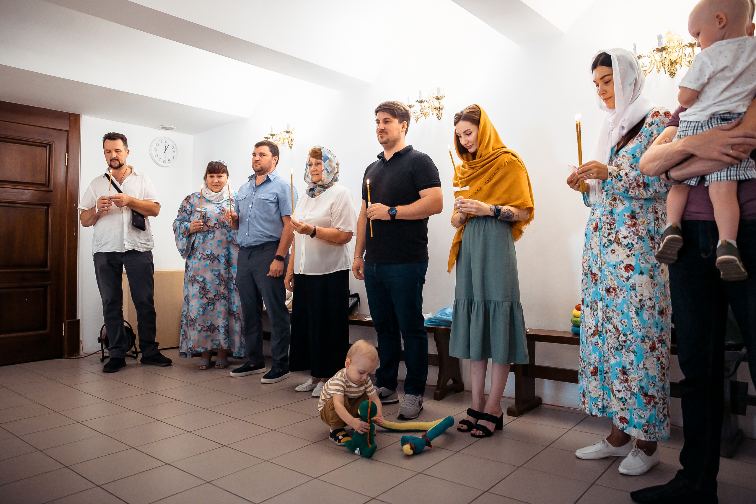 Крещение Льва, Симеоно-Верхотурский храм, г. Уфа. Семейные и детские съемки в Уфе