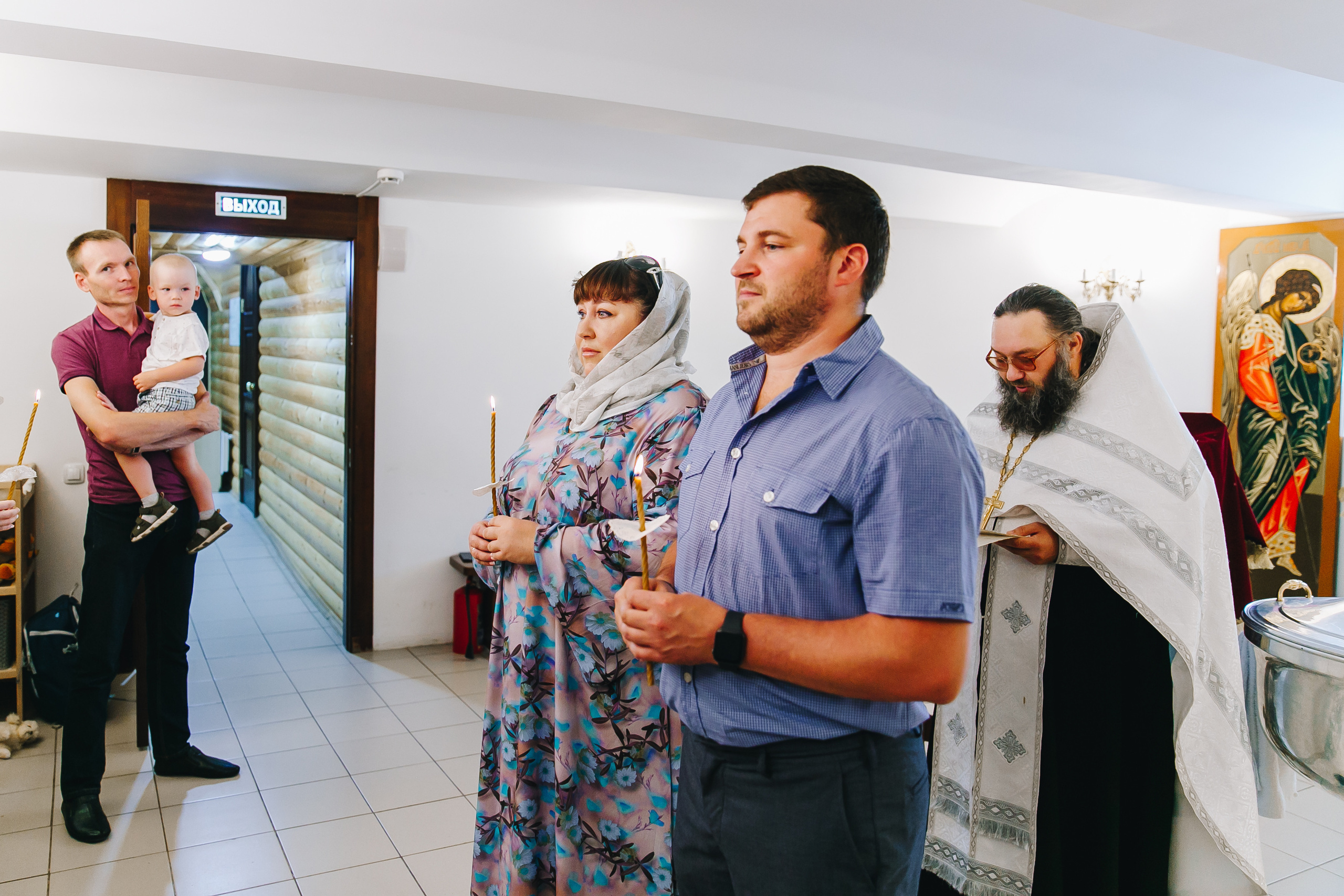 Крещение Льва, Симеоно-Верхотурский храм, г. Уфа. Семейные и детские съемки в Уфе