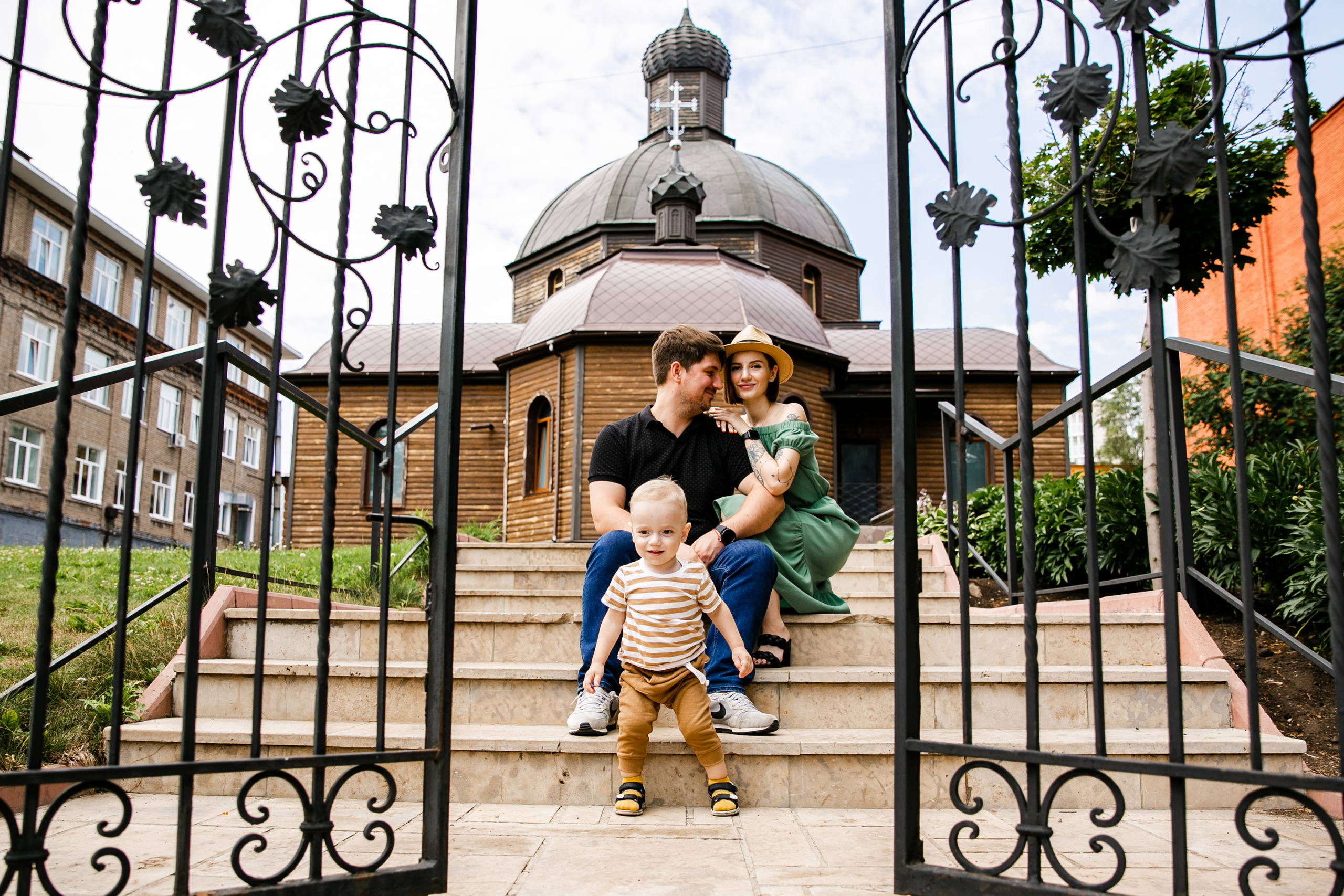 Крещение Льва, Симеоно-Верхотурский храм, г. Уфа. Семейные и детские съемки в Уфе