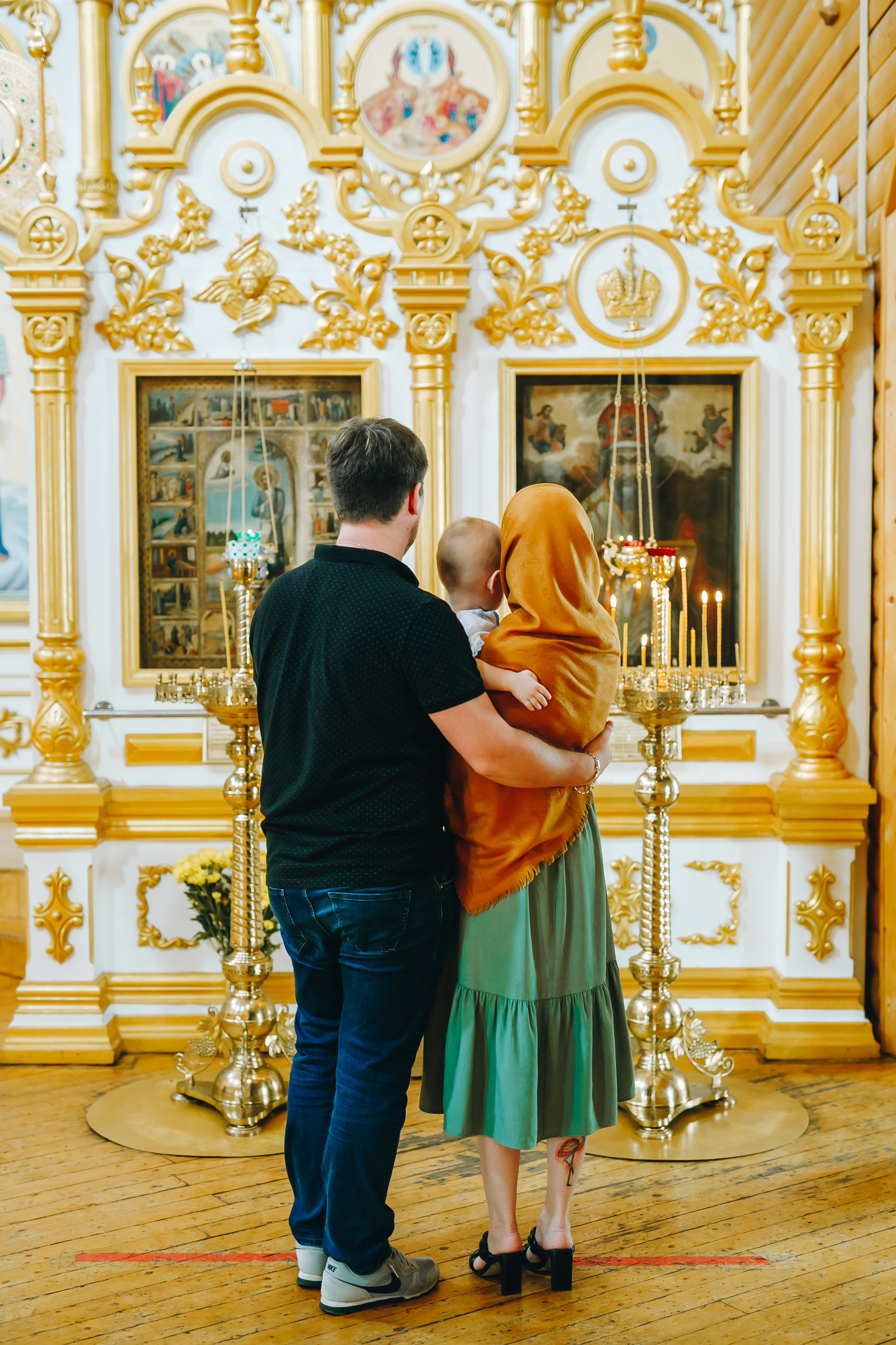 Крещение Льва, Симеоно-Верхотурский храм, г. Уфа. Семейные и детские съемки в Уфе