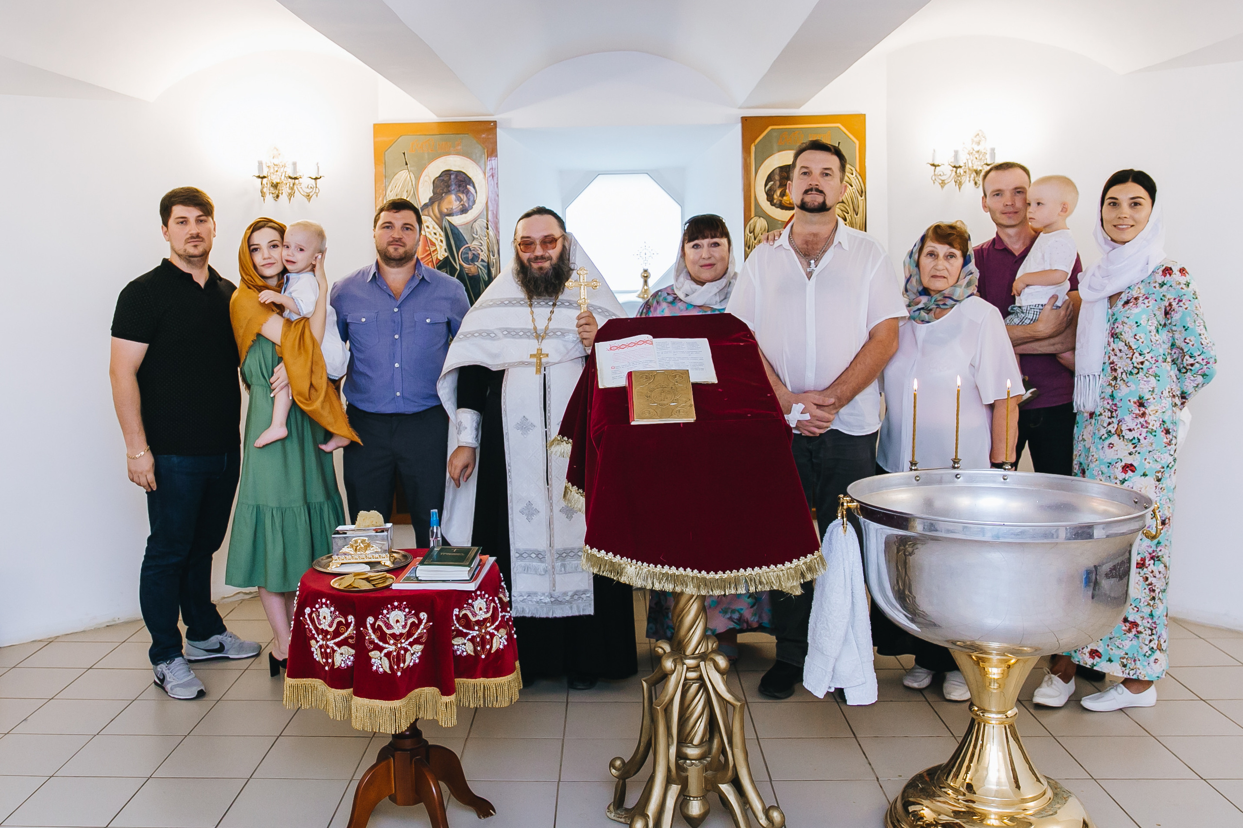 Крещение Льва, Симеоно-Верхотурский храм, г. Уфа. Семейные и детские съемки в Уфе