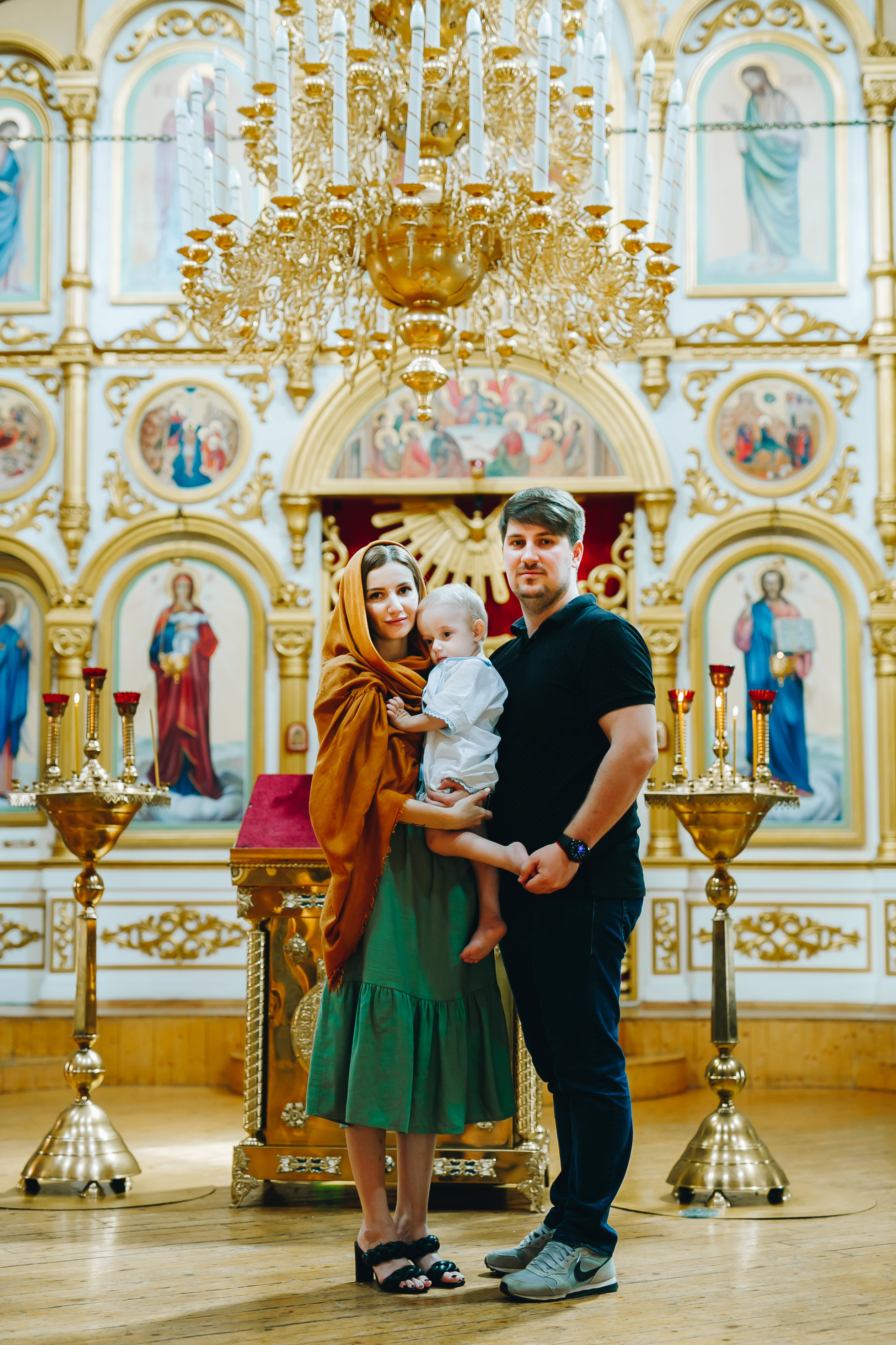 Крещение Льва, Симеоно-Верхотурский храм, г. Уфа. Семейные и детские съемки в Уфе