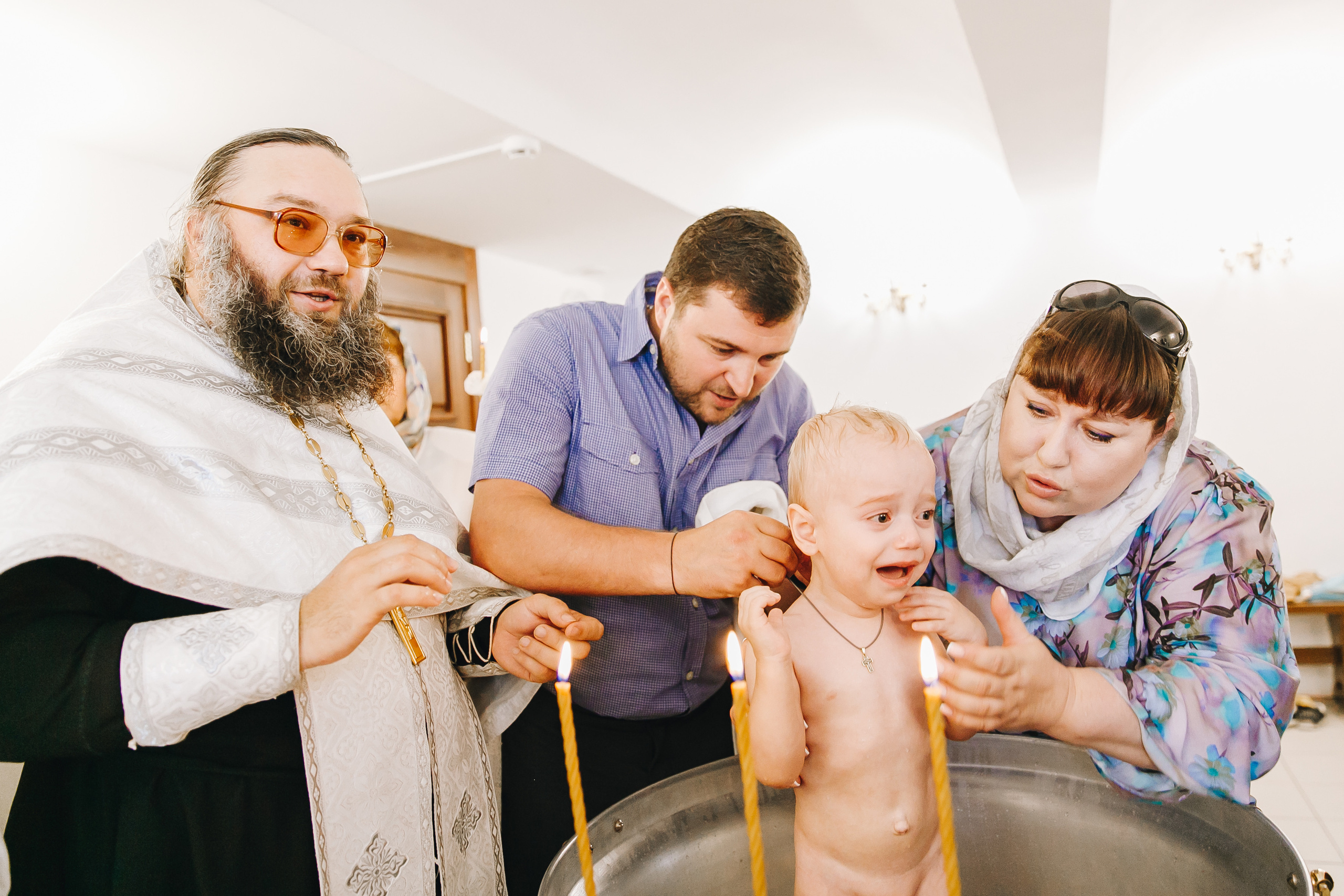 Крещение Льва, Симеоно-Верхотурский храм, г. Уфа. Семейные и детские съемки в Уфе