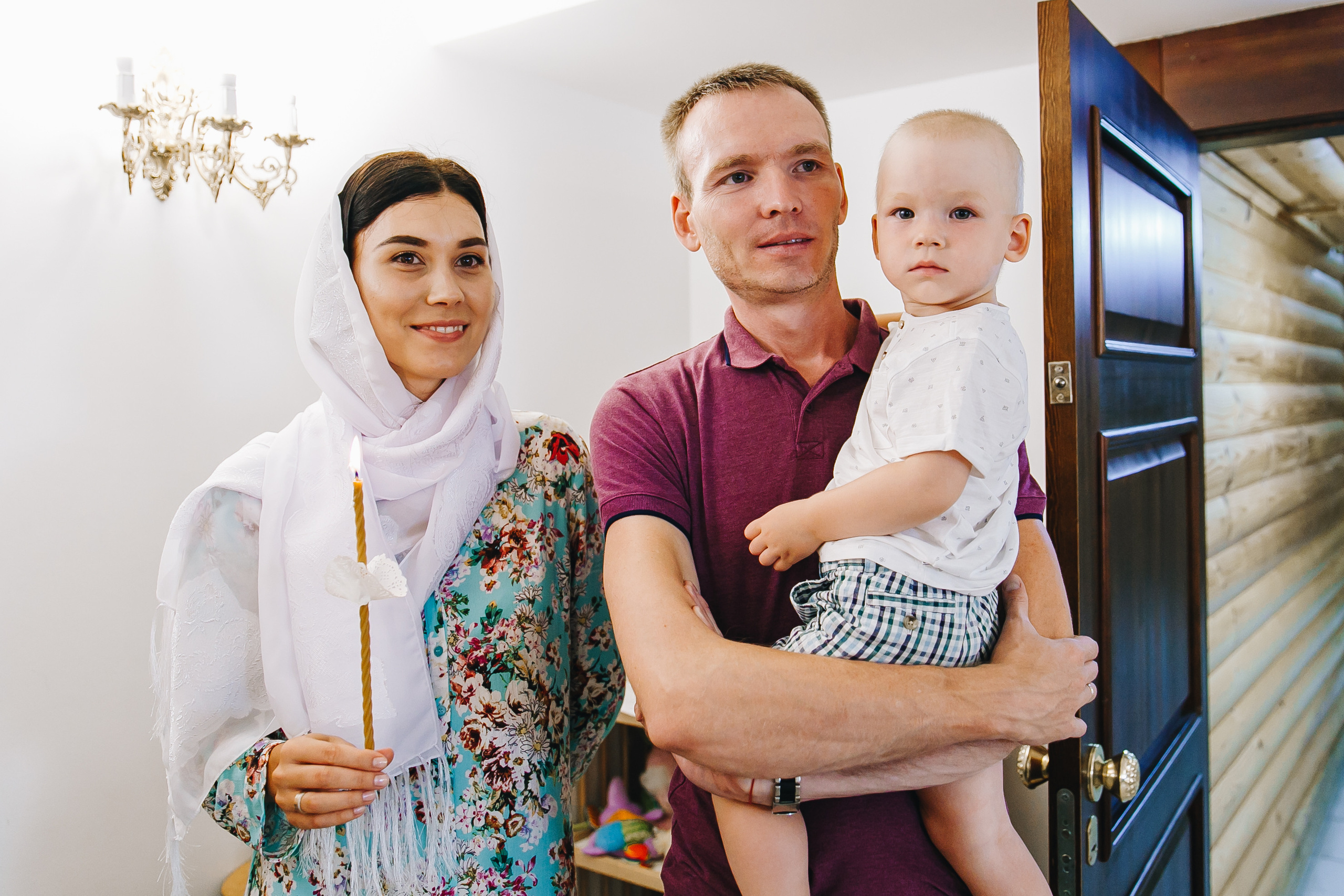 Крещение Льва, Симеоно-Верхотурский храм, г. Уфа. Семейные и детские съемки в Уфе