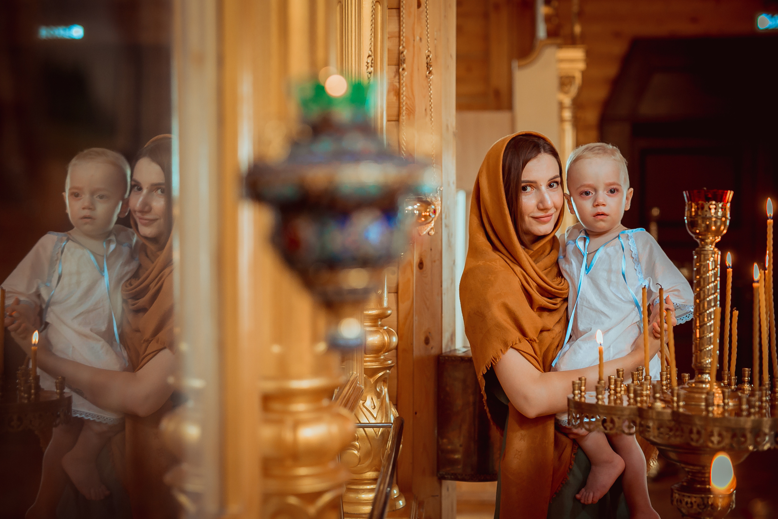 Крещение Льва, Симеоно-Верхотурский храм, г. Уфа. Семейные и детские съемки в Уфе