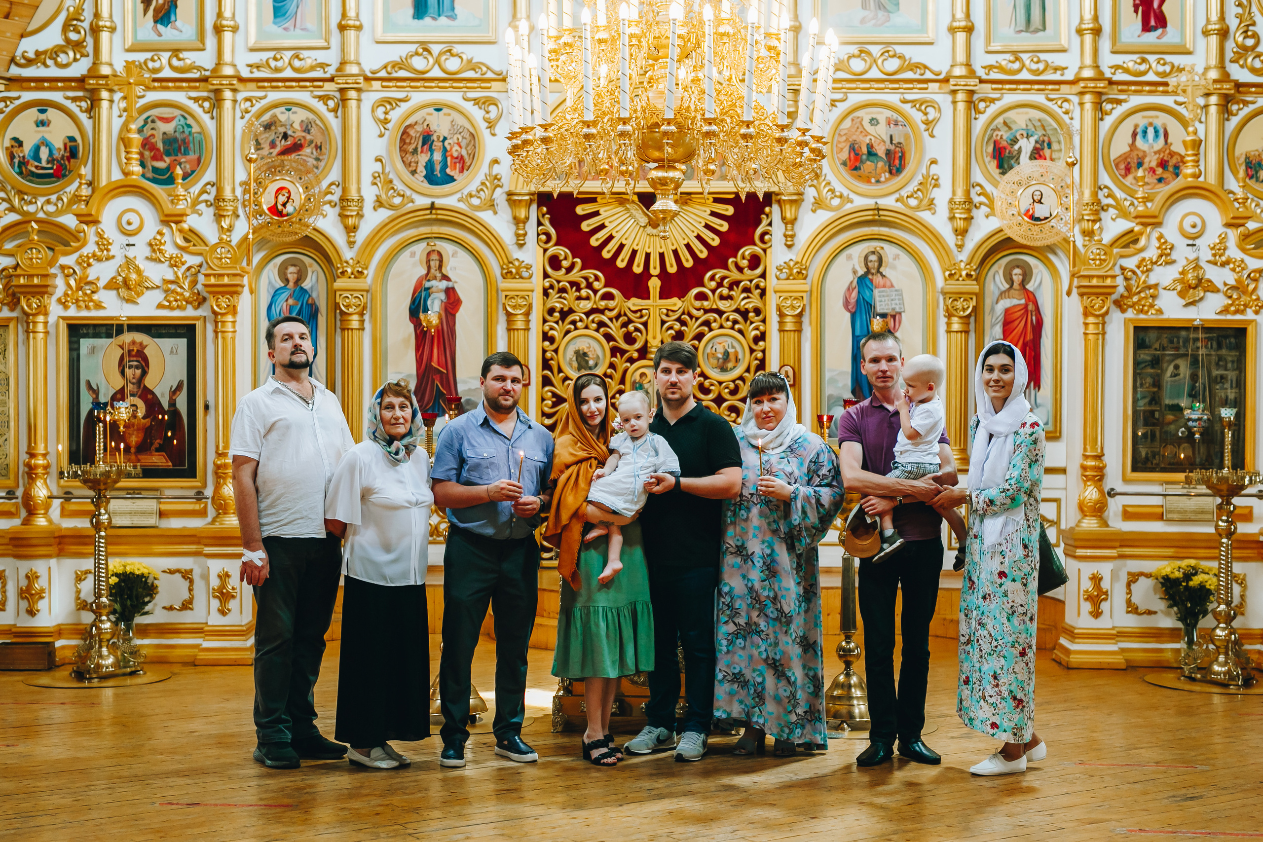 Крещение Льва, Симеоно-Верхотурский храм, г. Уфа. Семейные и детские съемки в Уфе