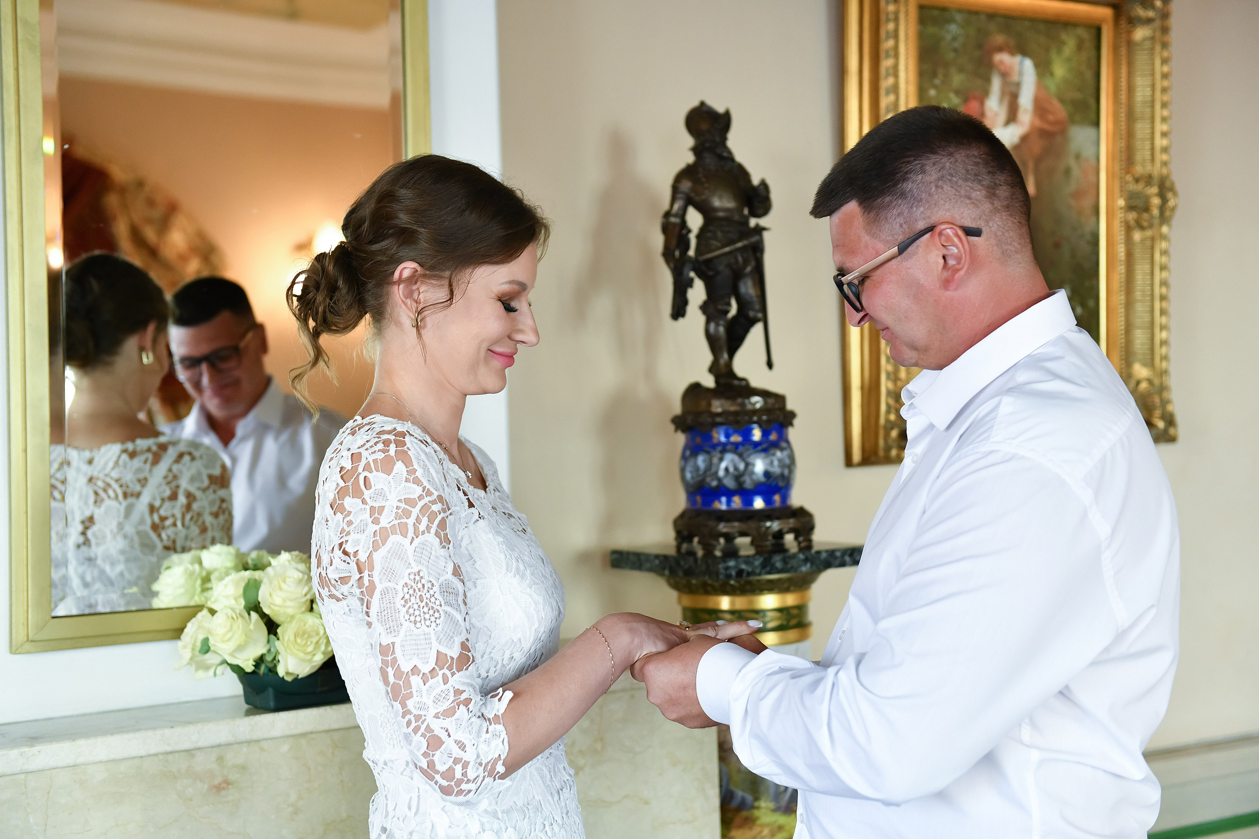 Регистрация брака Наталии и Андрея в гостинице Националь. Свадебный и портретный фотограф в Москве Галина Борисова