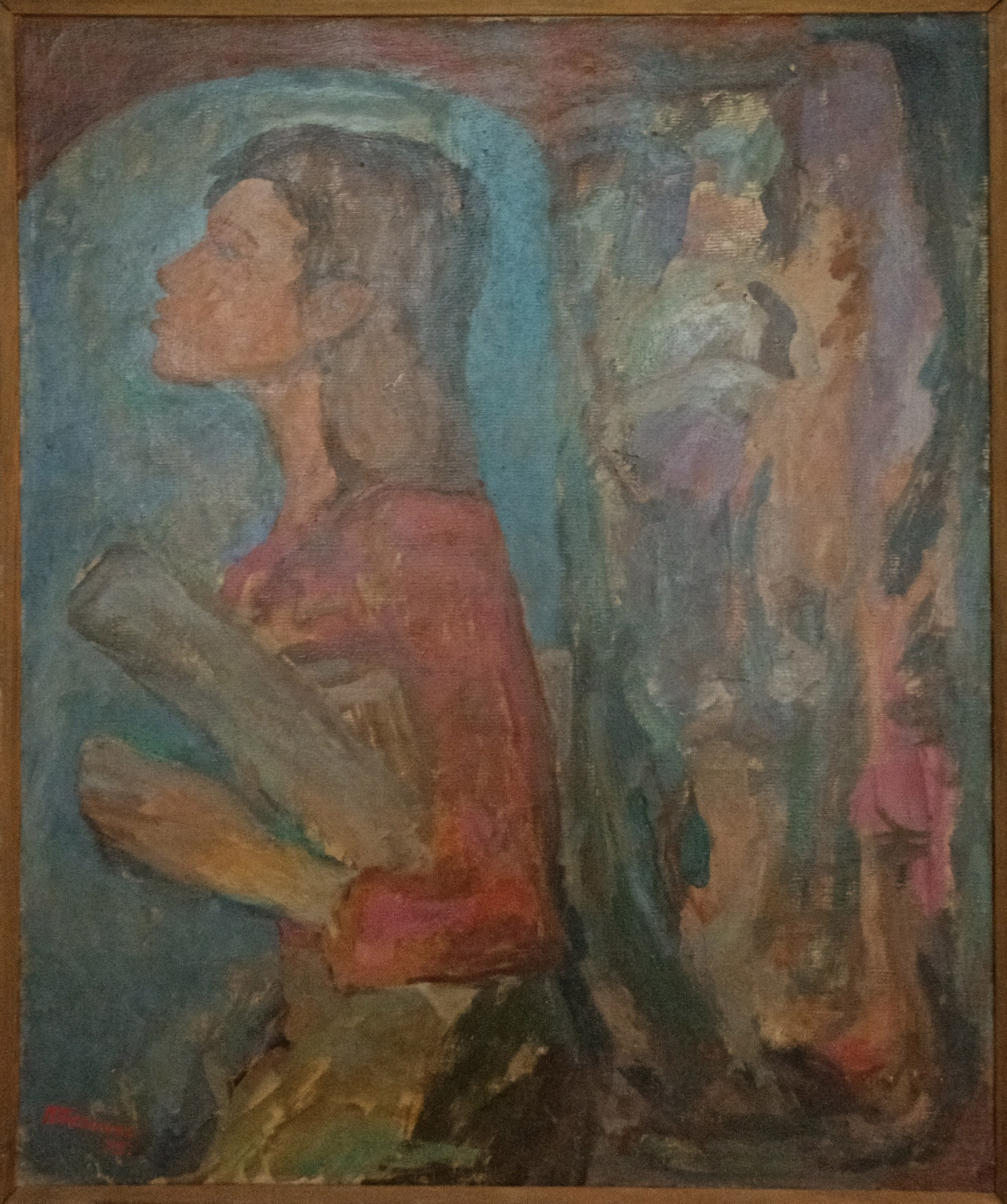 «Портрет реставратора» 1975 год. Художник Величко Вадим Семёнович