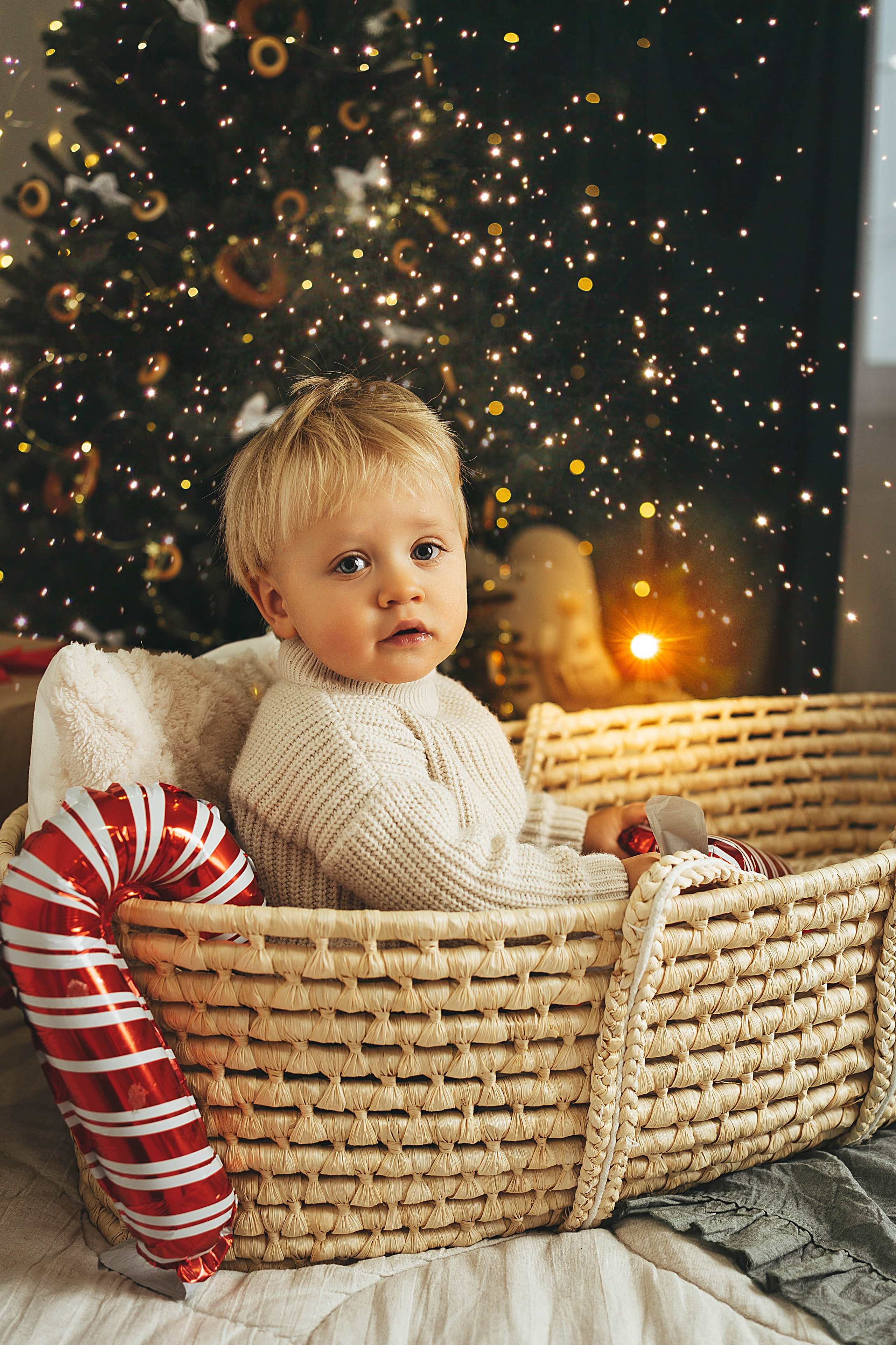 Новогодний фотопроект для малышей 2026. Семейный и детский фотограф новорожденных Ульяновск