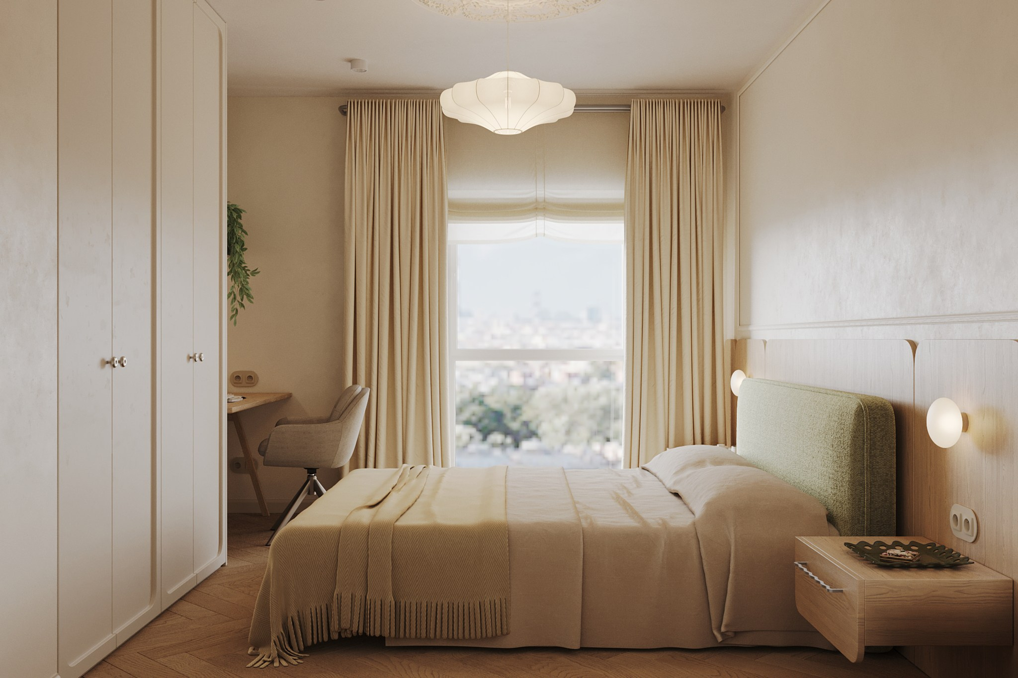 Сливочное небо. MIRRO STUDIO Дизайн интерьера и реализация под ключ Варшава