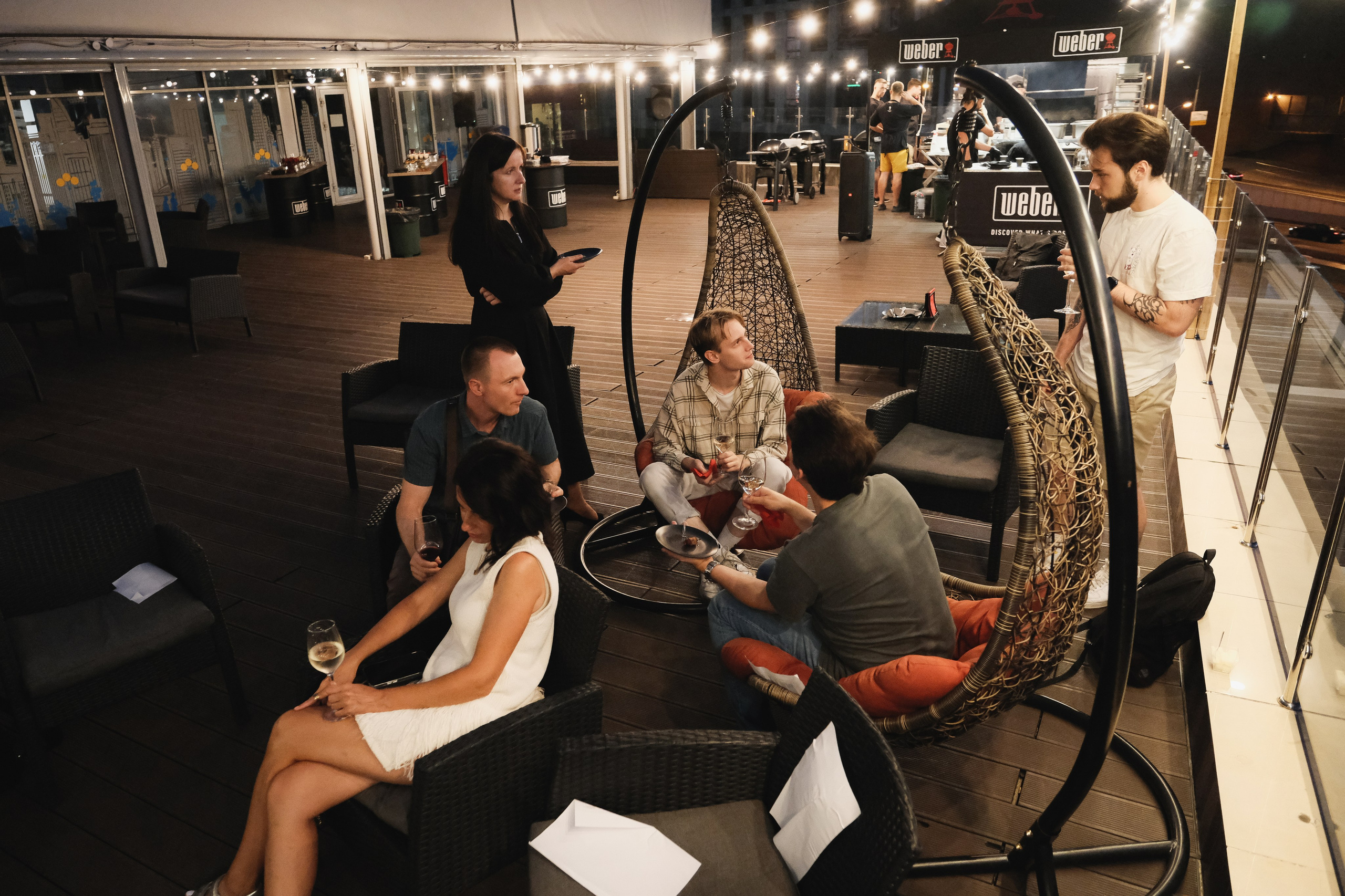 Вечеринка на крыше в Москве. Фотограф Михаил Ерохин | Москва