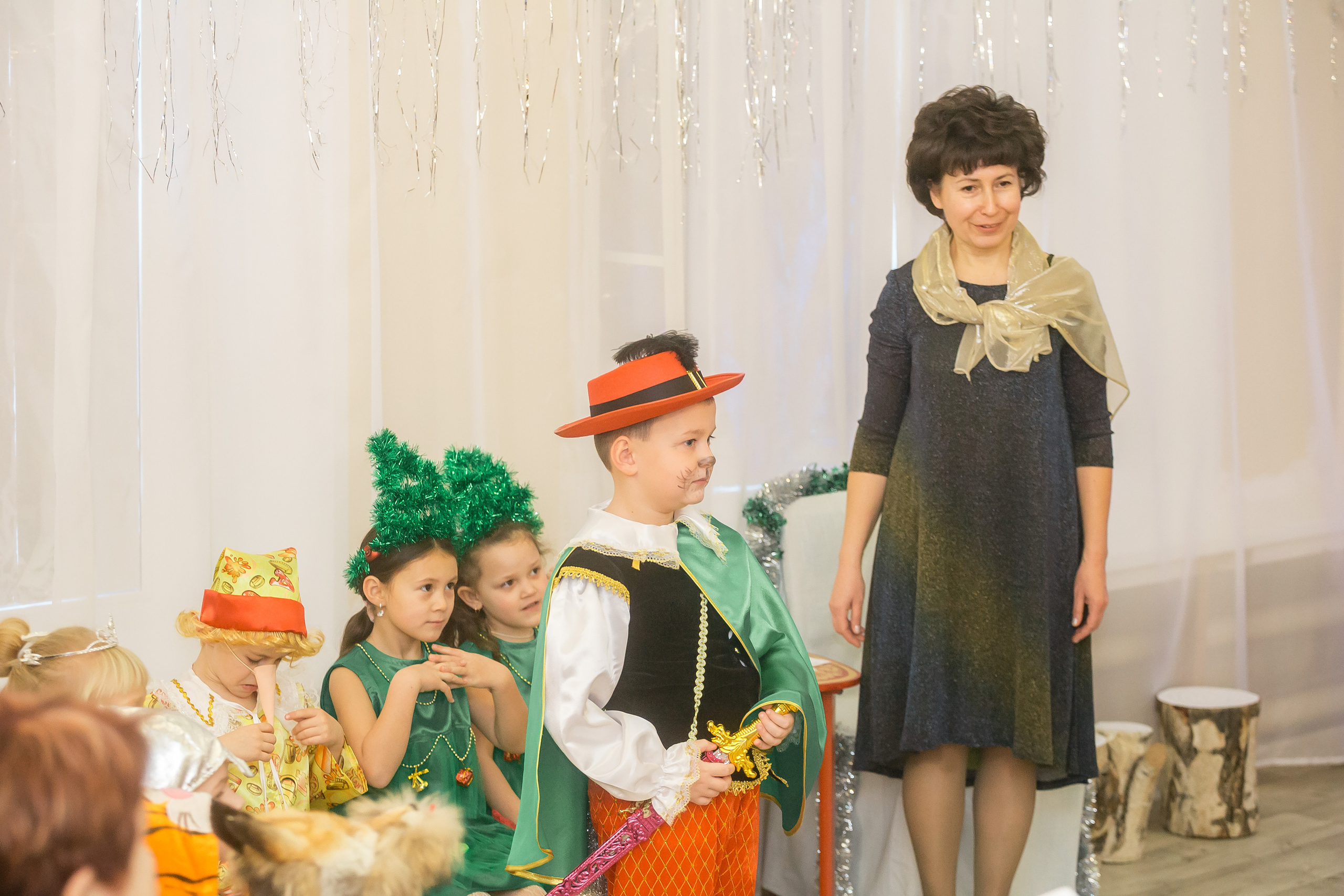 Новогодний утренник. Фотографиня Мария Дикова