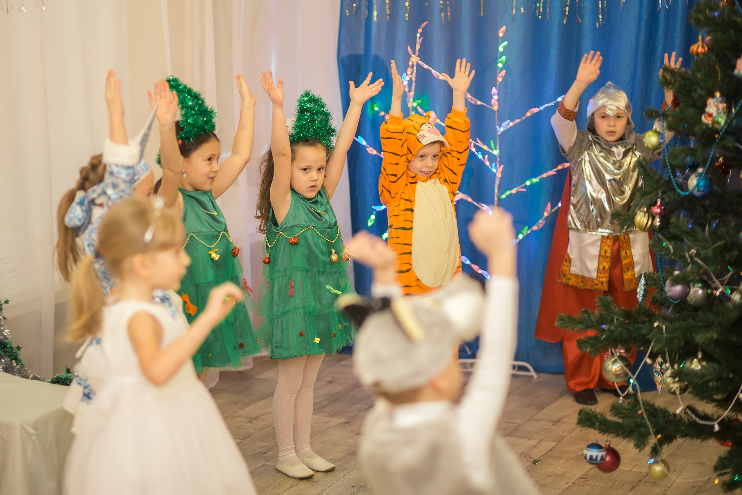 Новогодний утренник. Фотографиня Мария Дикова