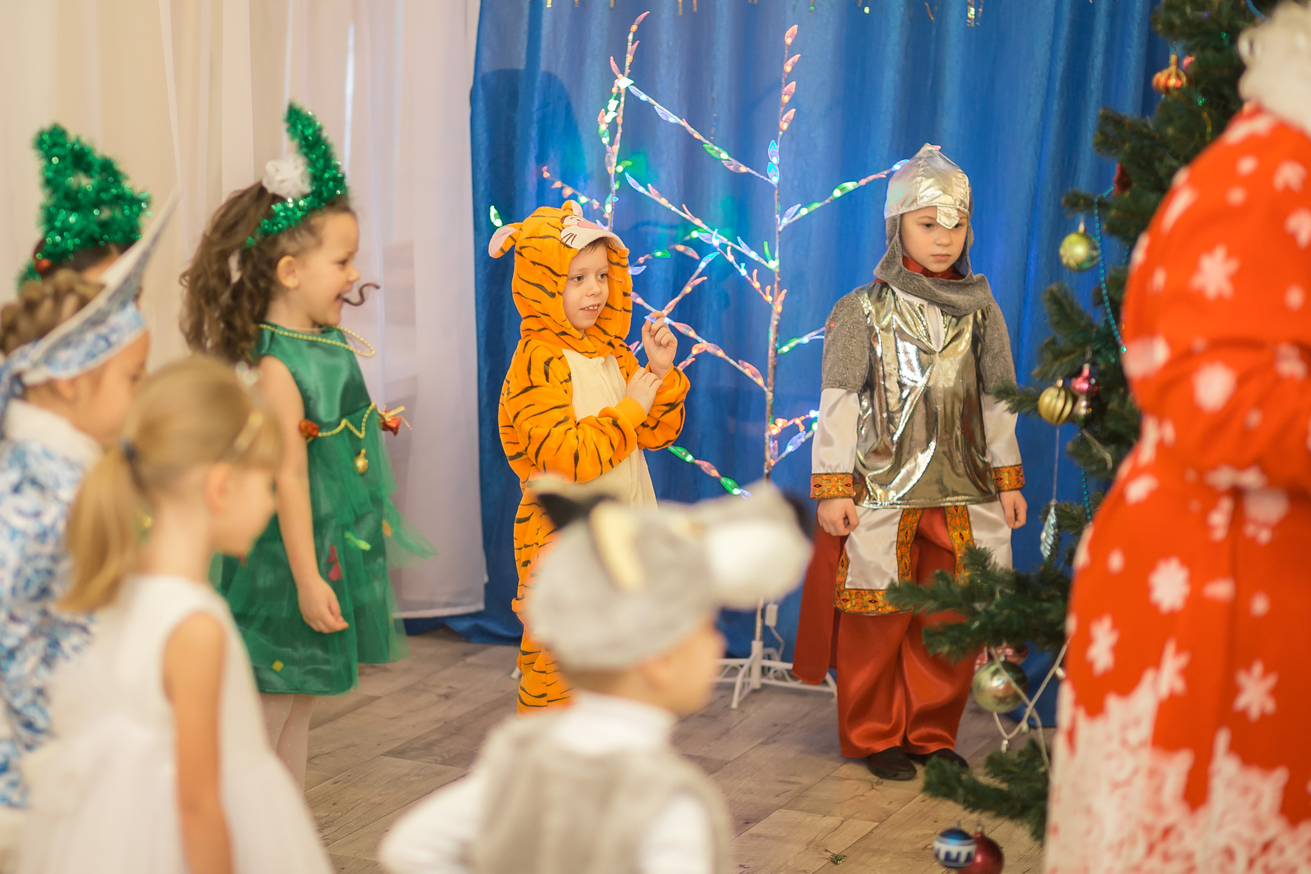 Новогодний утренник. Фотографиня Мария Дикова