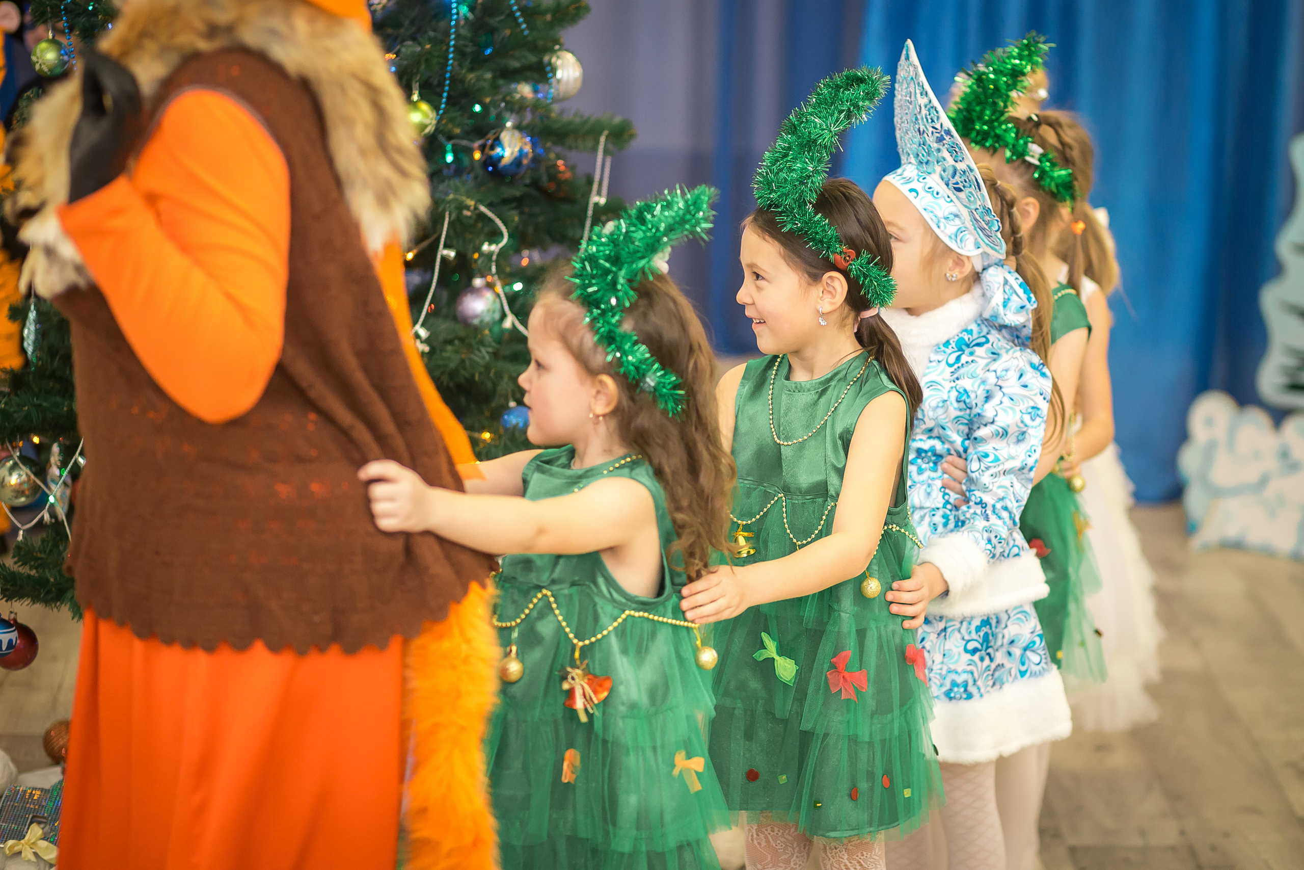 Новогодний утренник. Фотографиня Мария Дикова