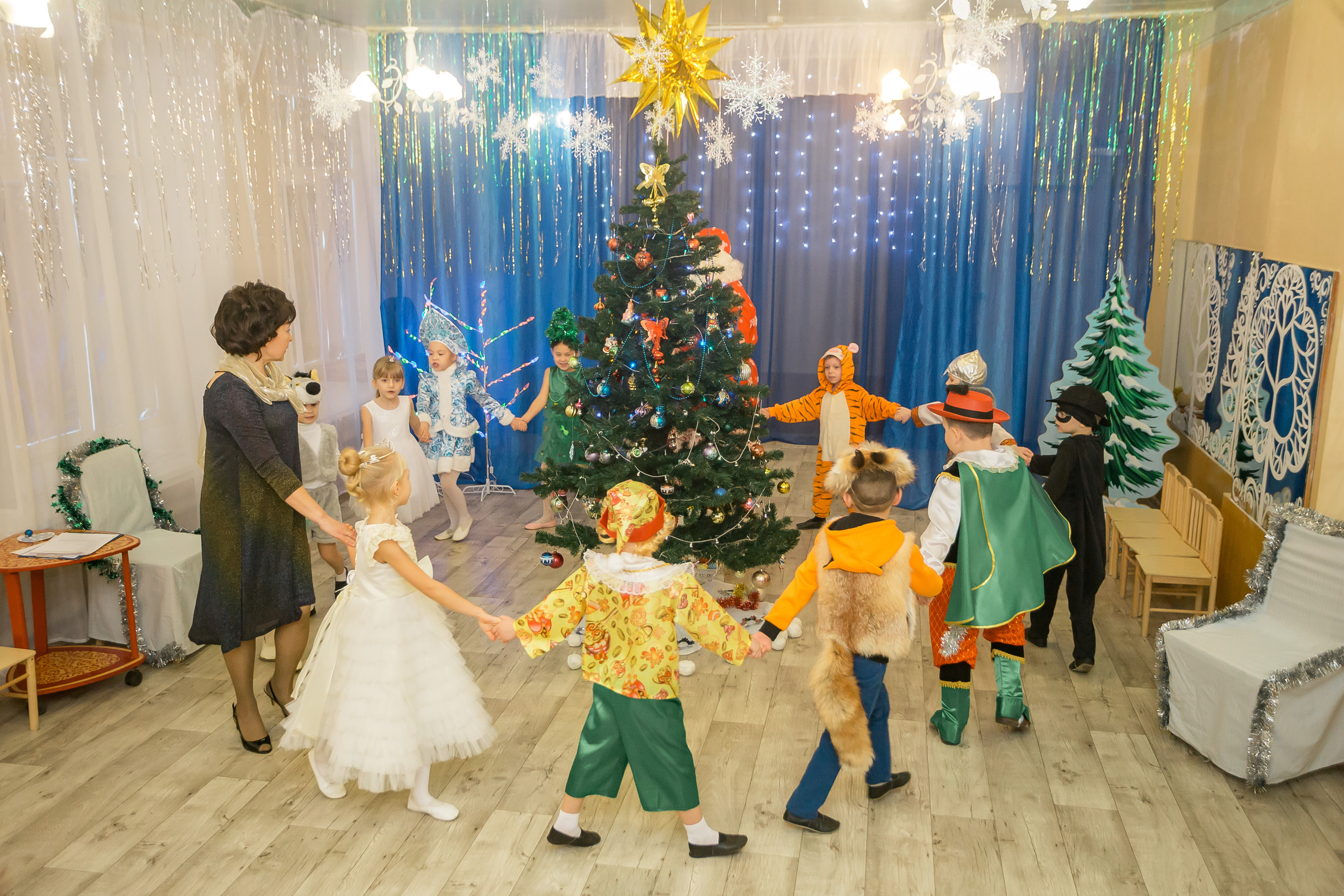 Новогодний утренник. Фотографиня Мария Дикова