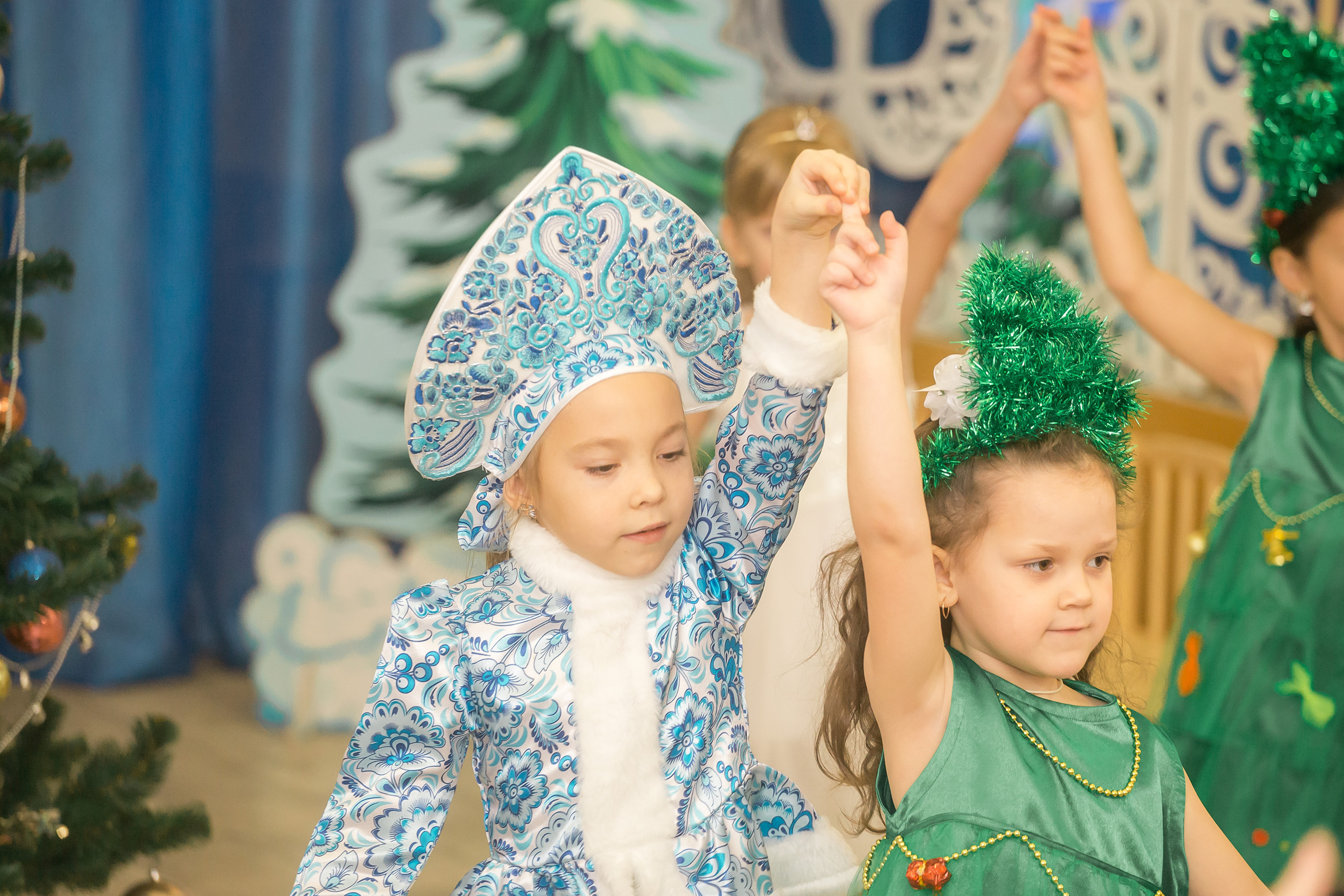 Новогодний утренник. Фотографиня Мария Дикова