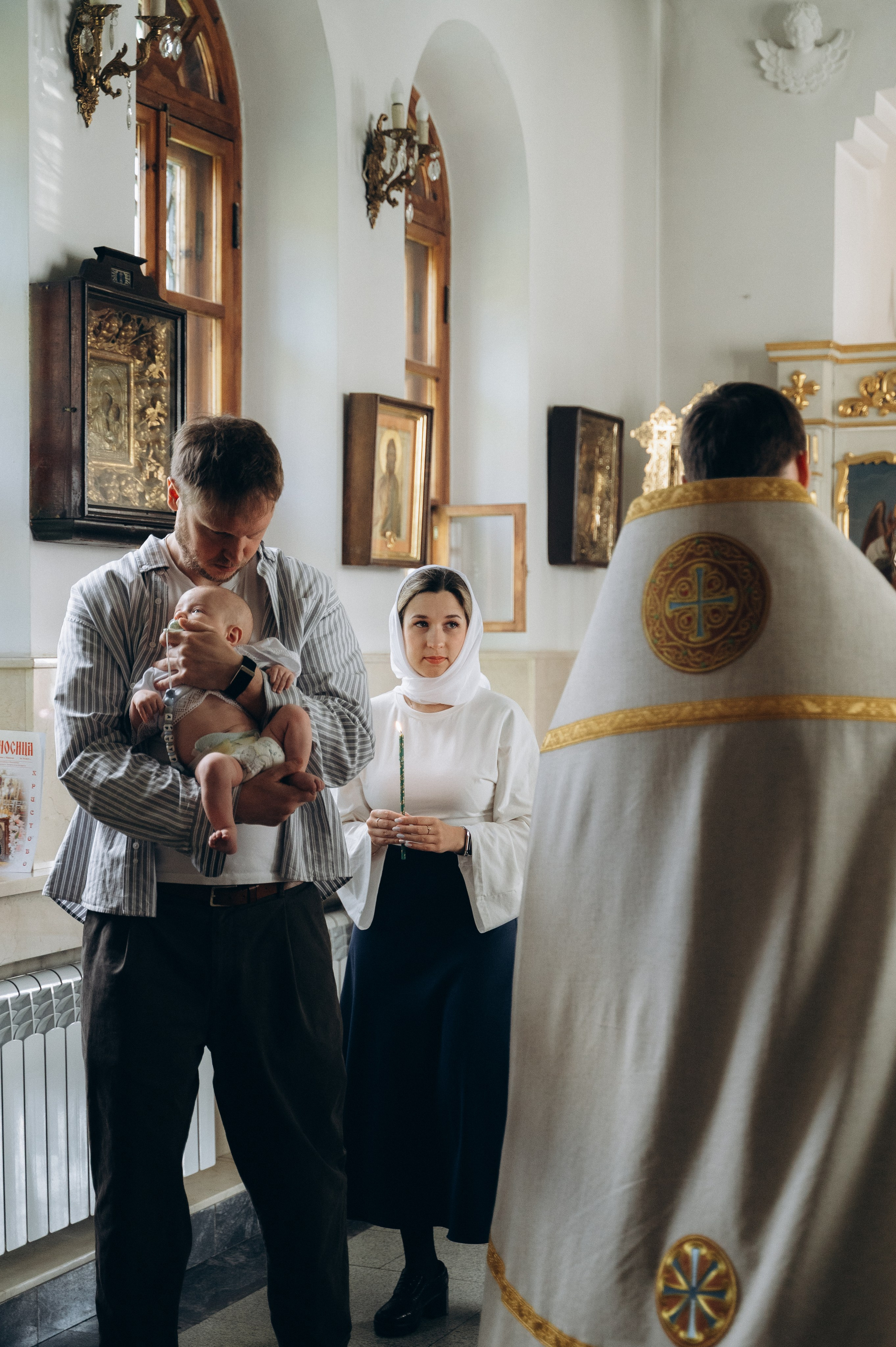 Крещение Артура (Храм Марии Магдалины). Семейный фотограф в Минске Дарья Дреко