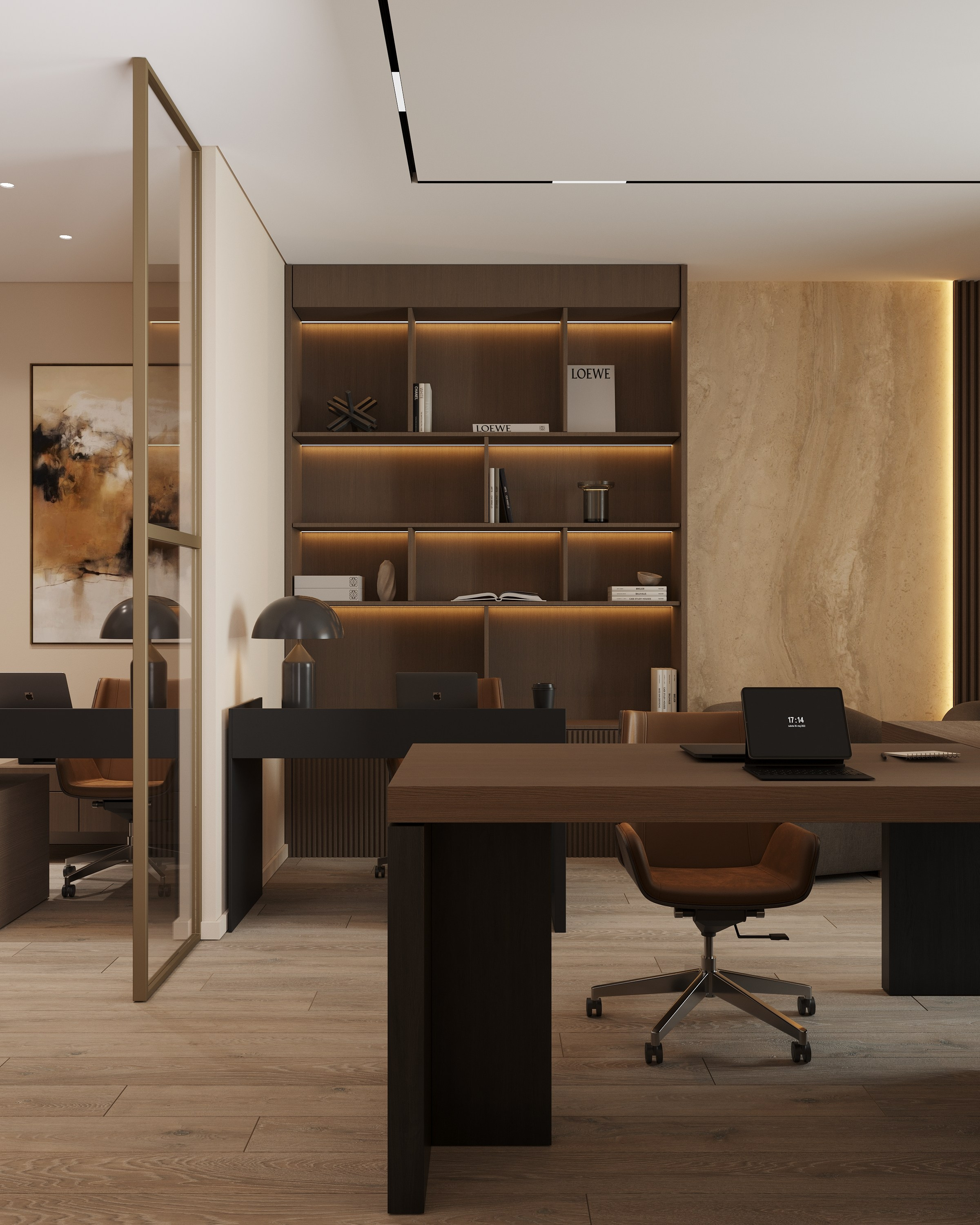 SPB | OFFICE WELL 59 м². 3d визуализатор Анастасия Науменко