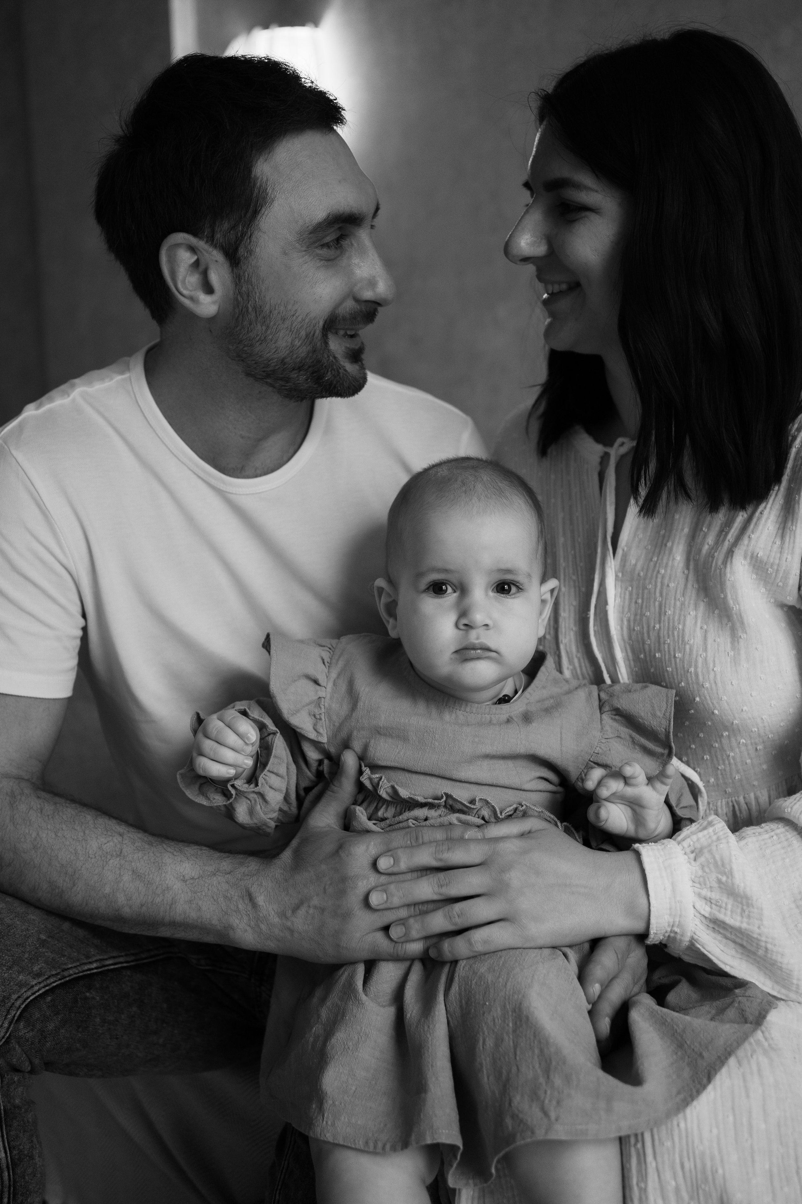 Домашняя фотосессия. Годик Еве. Фотограф грудного вскармливания в Москве Екатерина