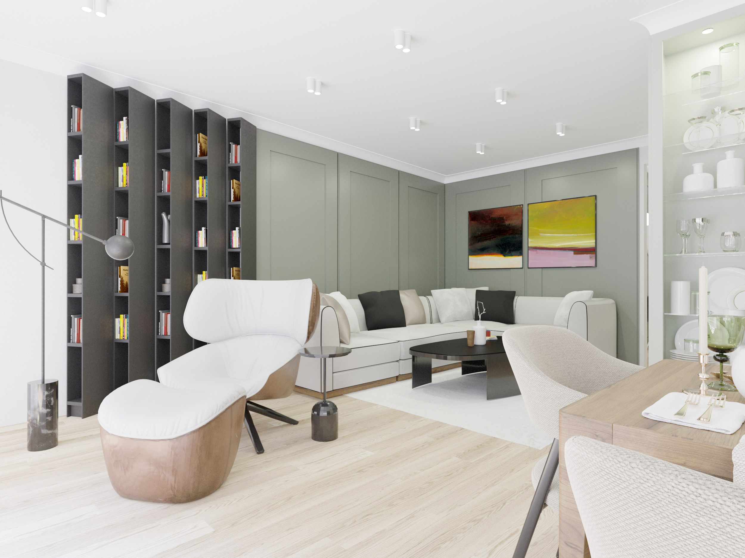 Квартира писателей в Гамбурге. Интерьерный дизайнер и художник. Локация в г. Екатеринбурге беру проекты в разных странах