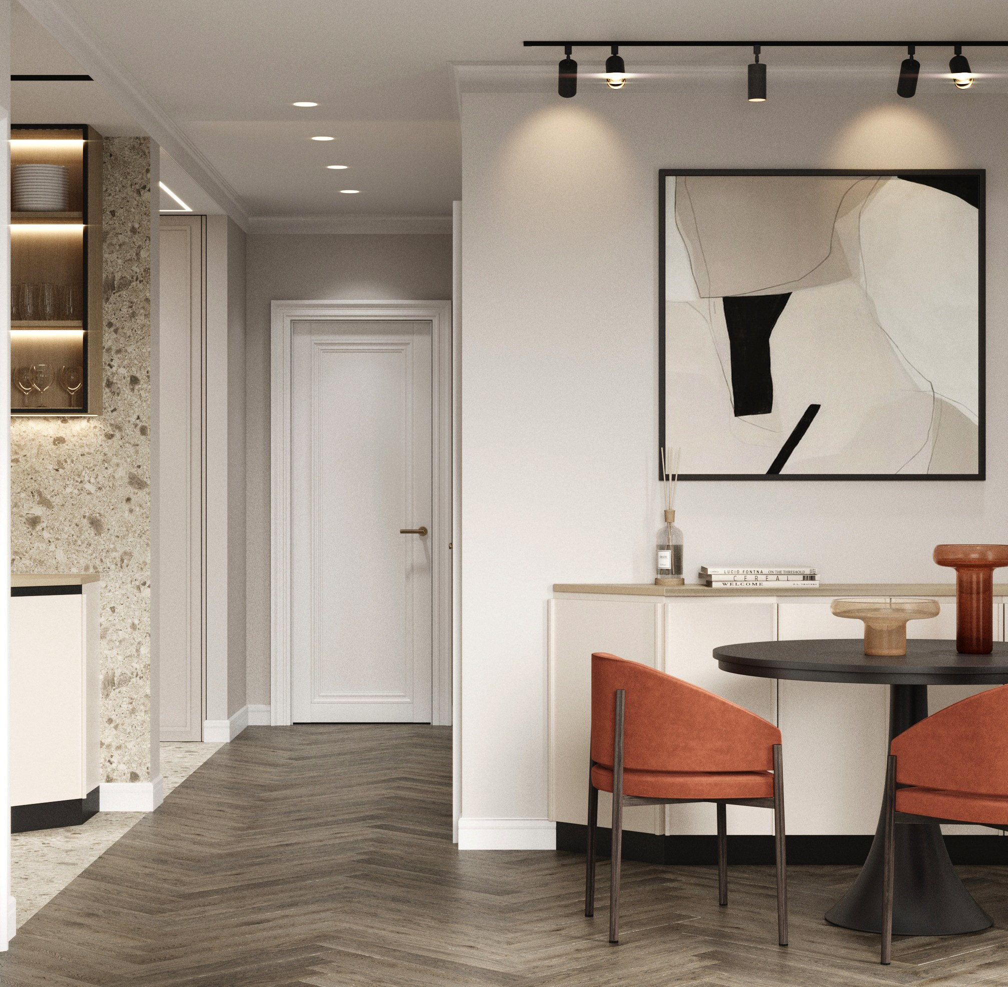 Appartment 75 sq m. Профессиональный дизайнер интерьера