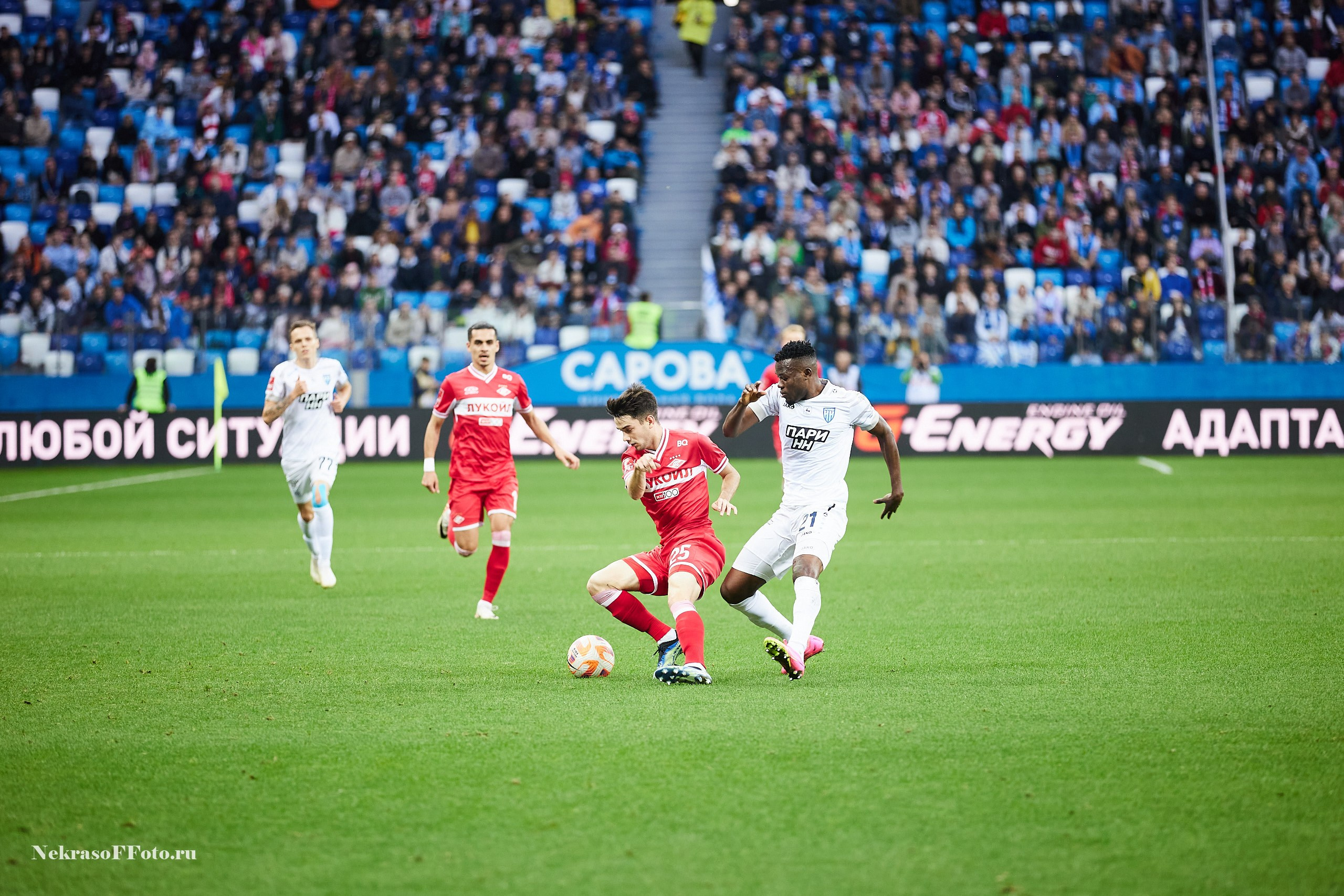 РПЛ ФК Пари НН- ФК Спартак. Спортивный фотограф Некрасов Денис