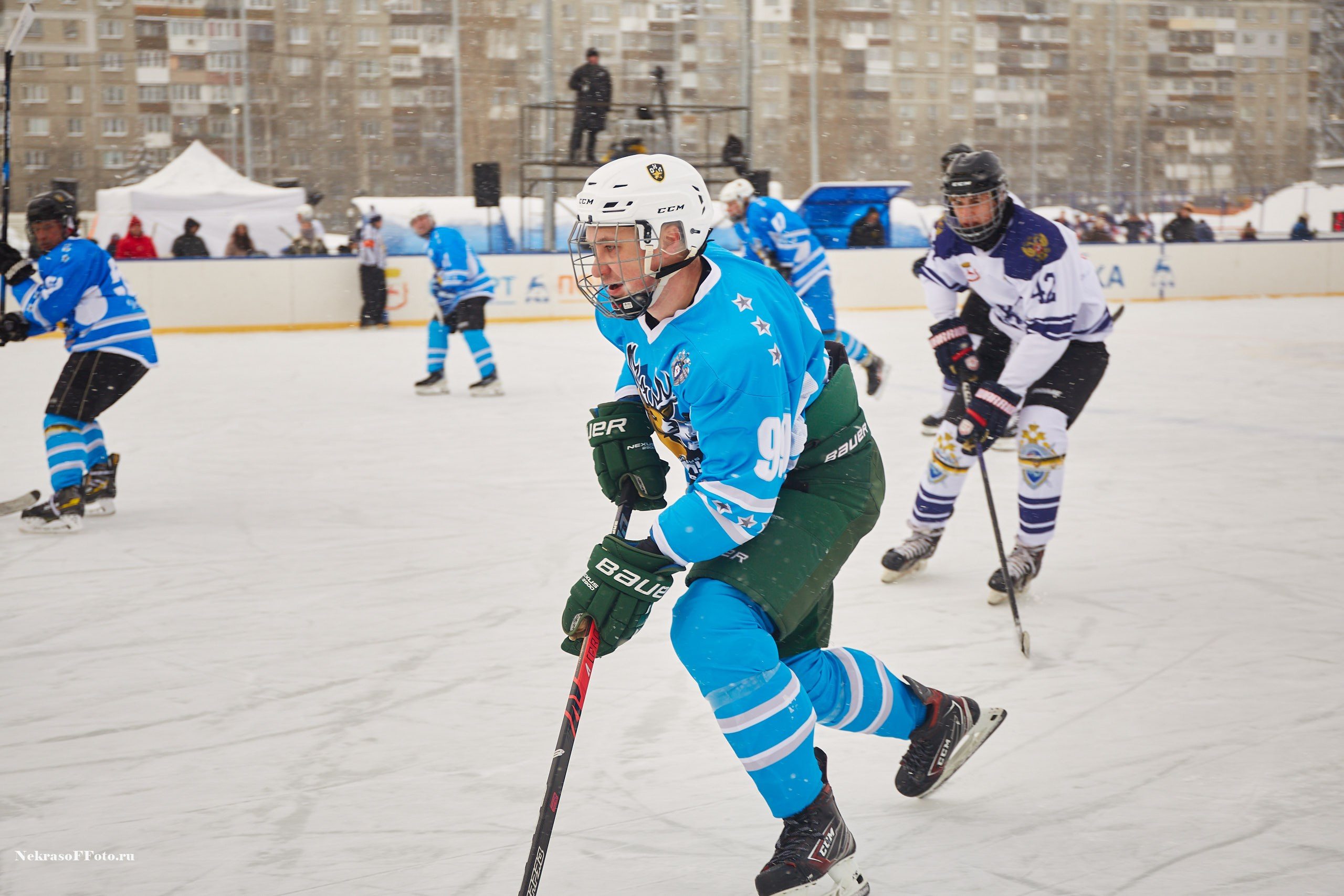 Турнир по хоккею «Русская классика» в рамках Офицерской хоккейной лиги. Спортивный фотограф Некрасов Денис