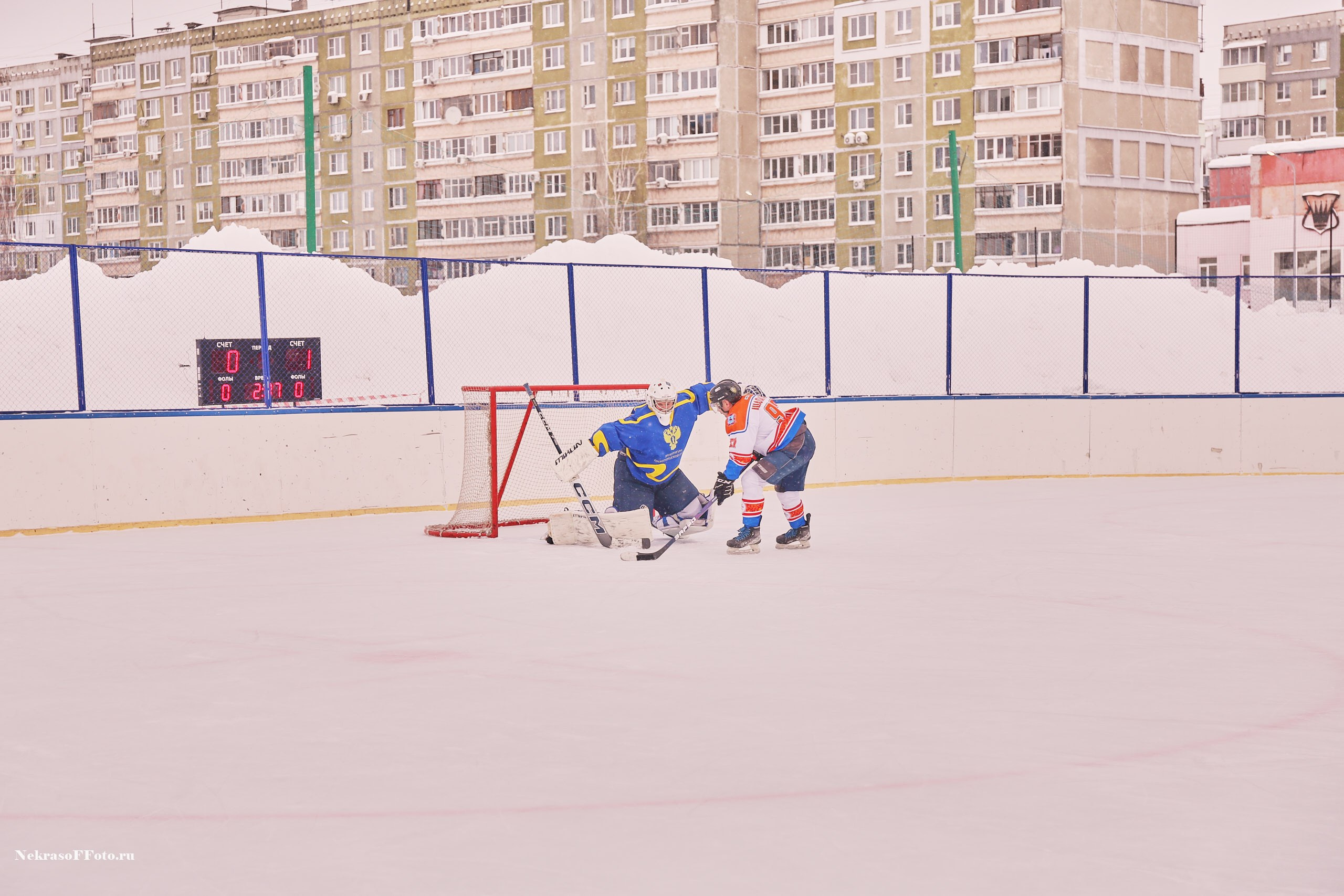 Турнир по хоккею «Русская классика» в рамках Офицерской хоккейной лиги. Спортивный фотограф Некрасов Денис