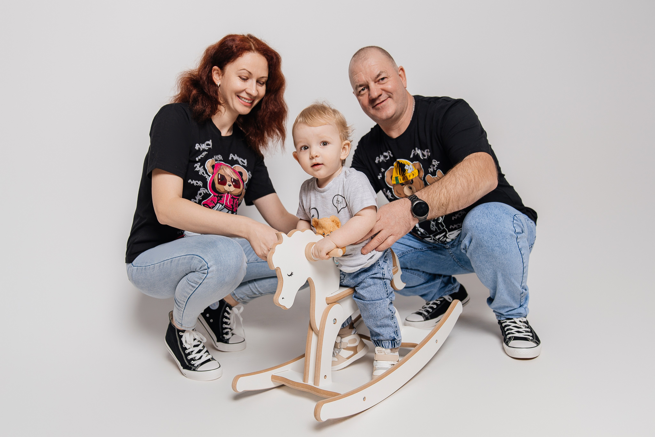 Семейная в студии 2. Семейный и Детский фотограф г. Москва, г. Борисоглебск