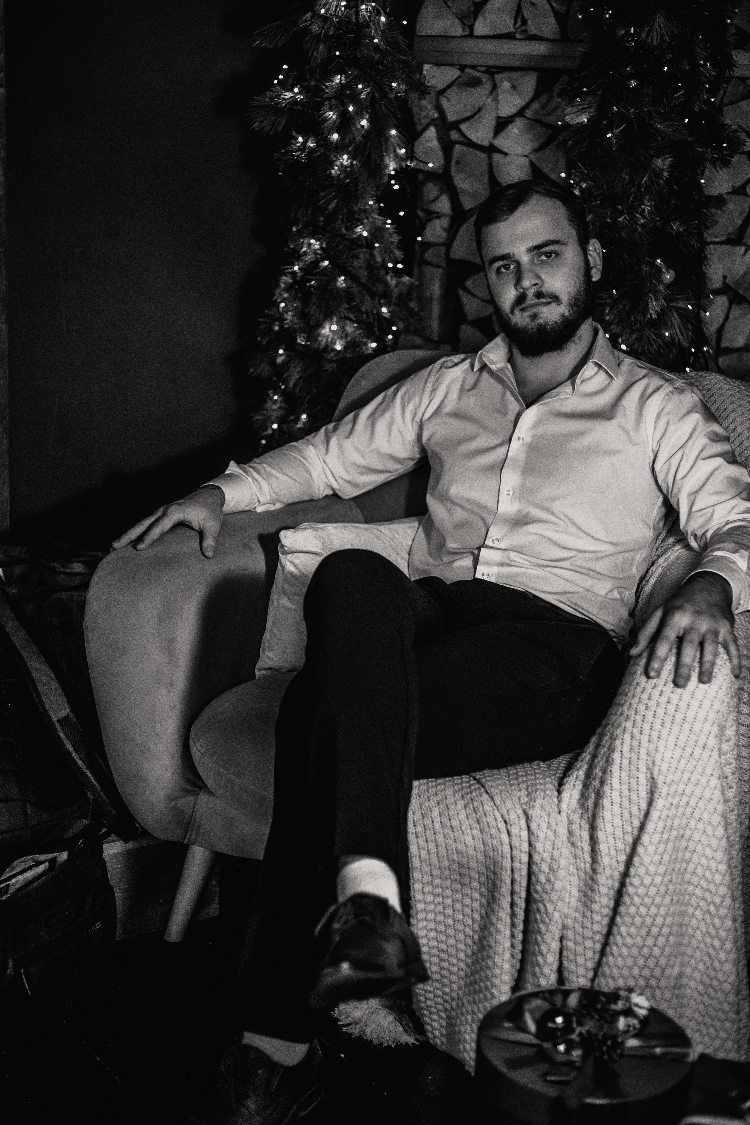 Новогодние Мира и Дима. Фотограф в Петербурге