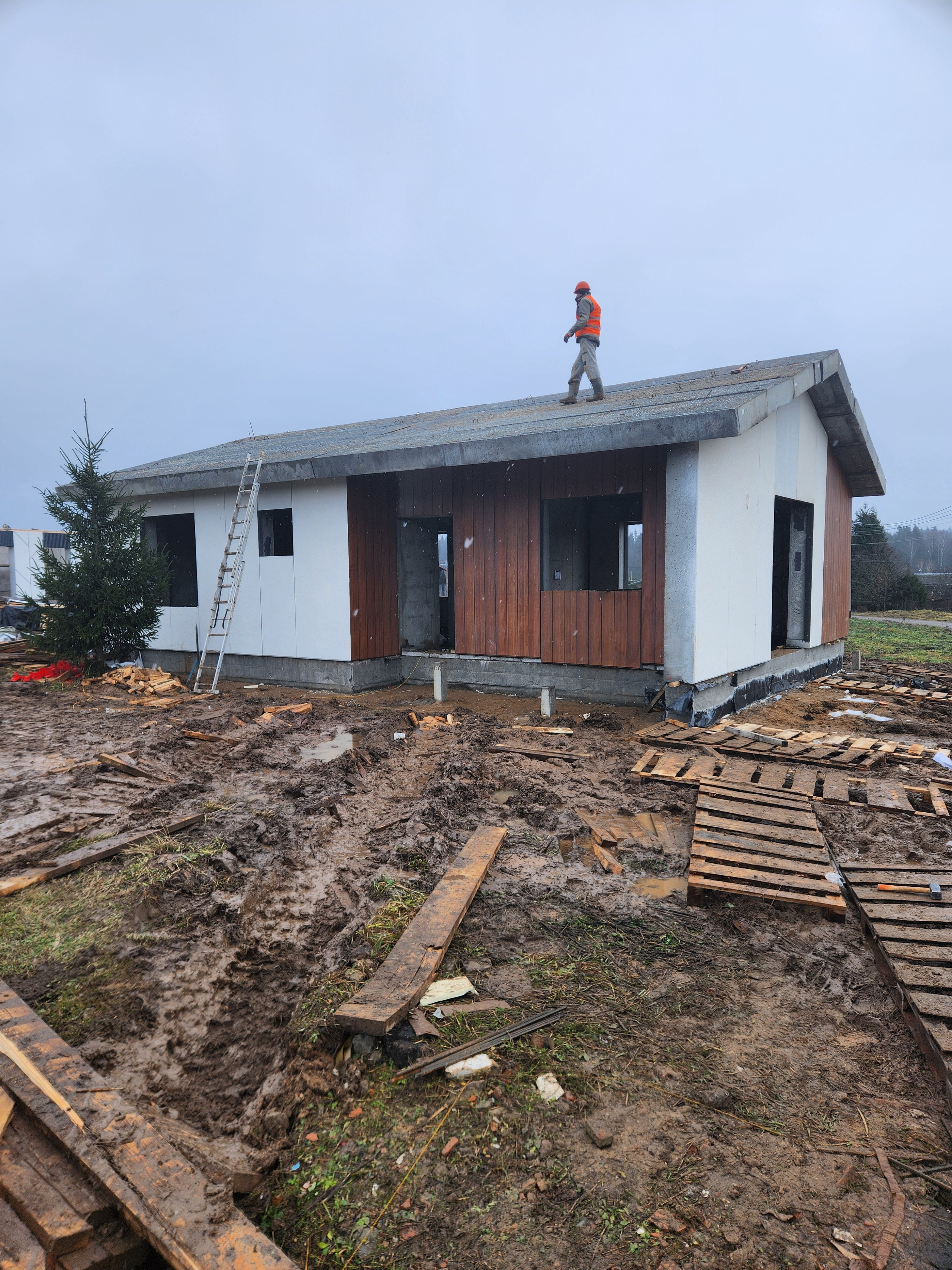 Микеле 80, Московская Обрасть, МО Истра, д. Матвейково, КП Рижский парк. БыстроДом — капитальный дом за 7 дней!