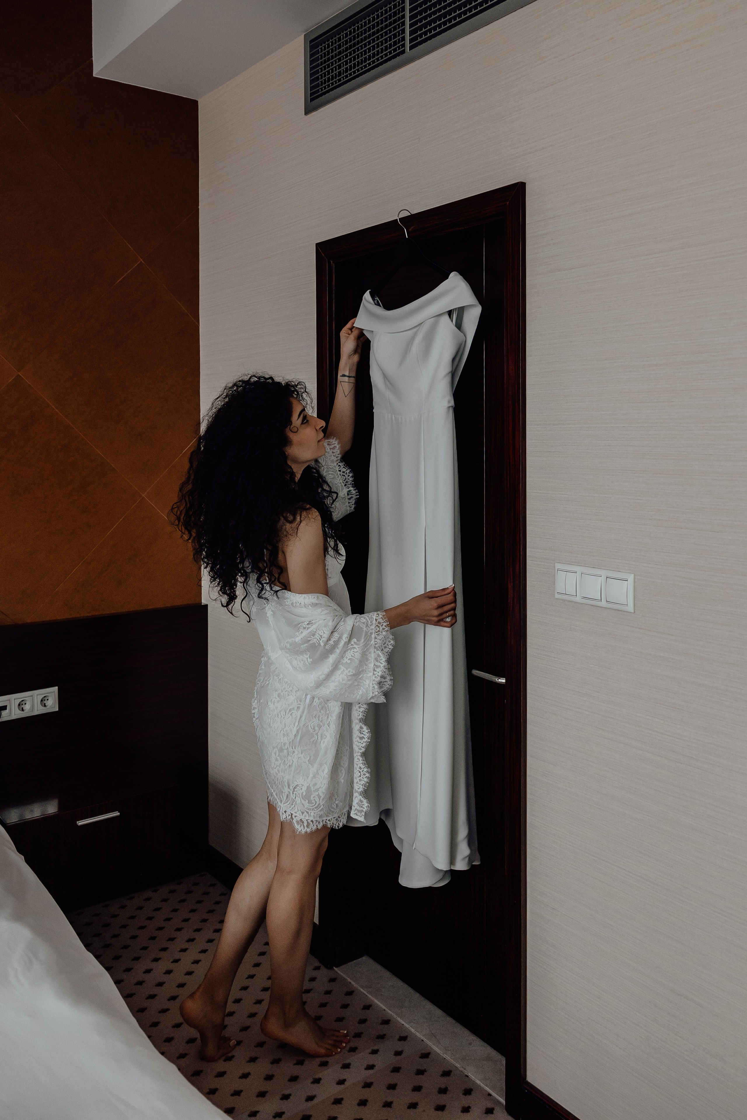 Свадебная фотосессия в Plaza Garden Moscow WTC, ресторане Birds. Свадебный фотограф в Москве Дарья Олендарёва